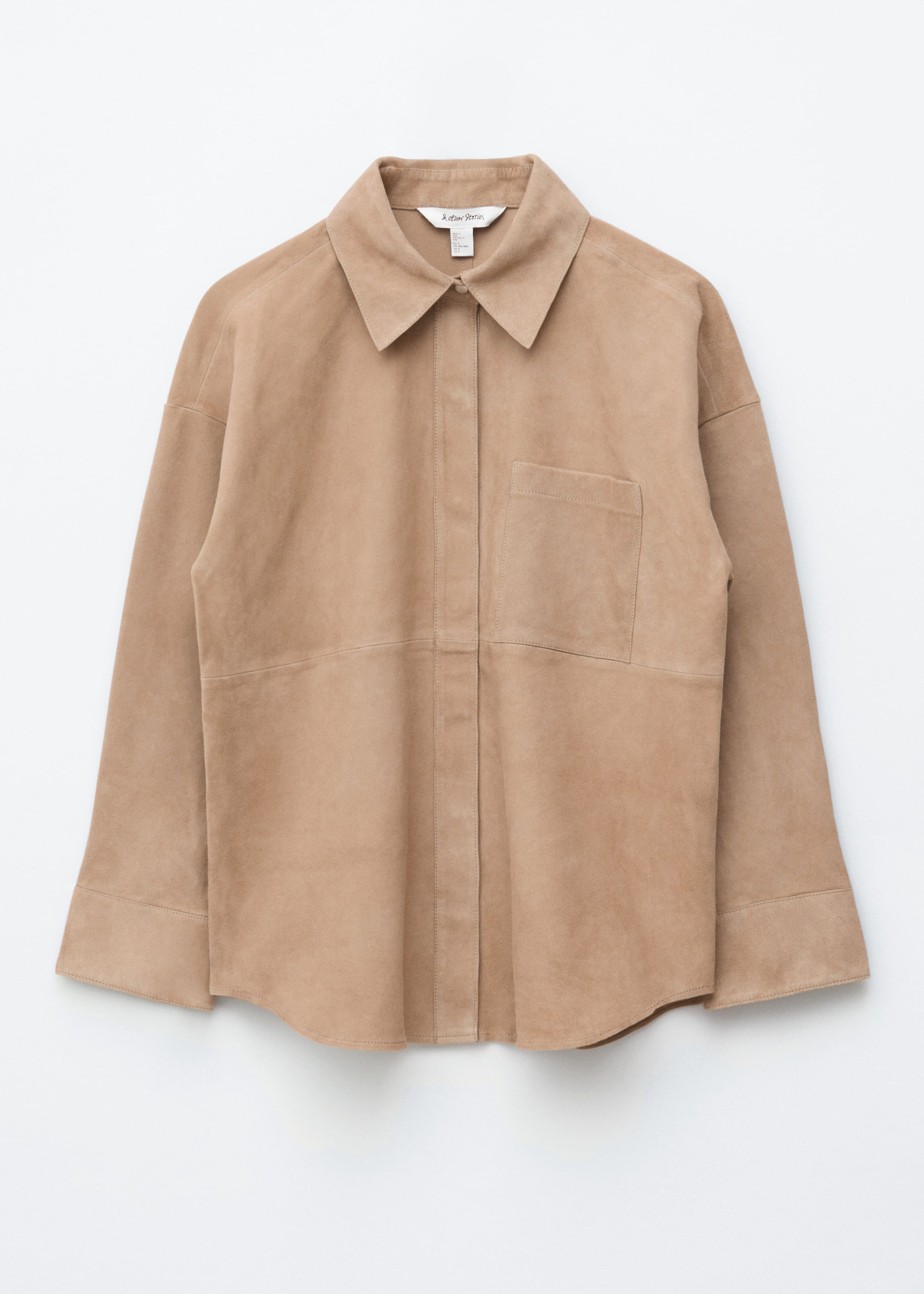 Image of Suede Shirt