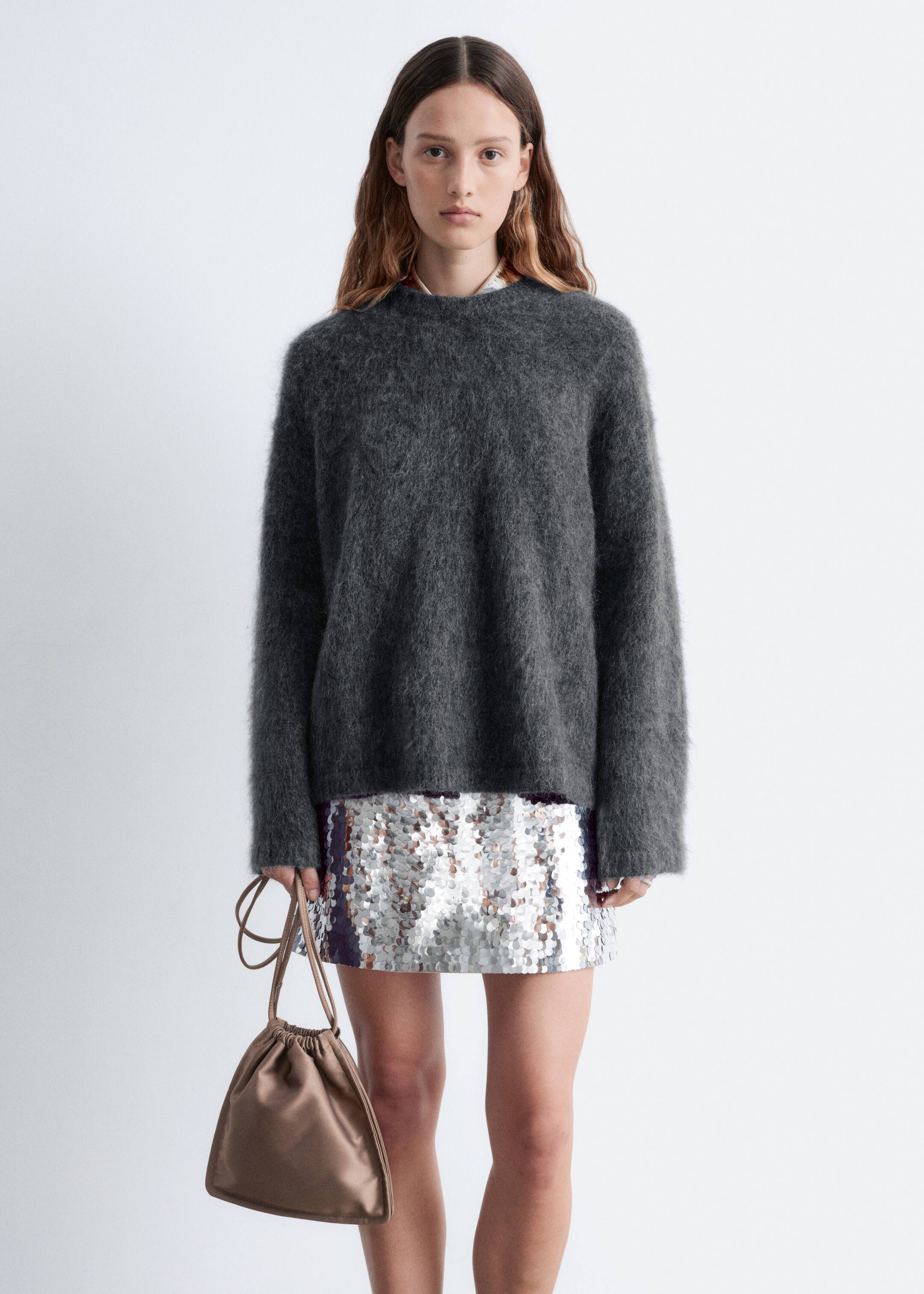 Zobraziť väčší obrázok: Saténová taška so sťahovacou šnúrkou - Greige - ŽENY | H&M SK 2