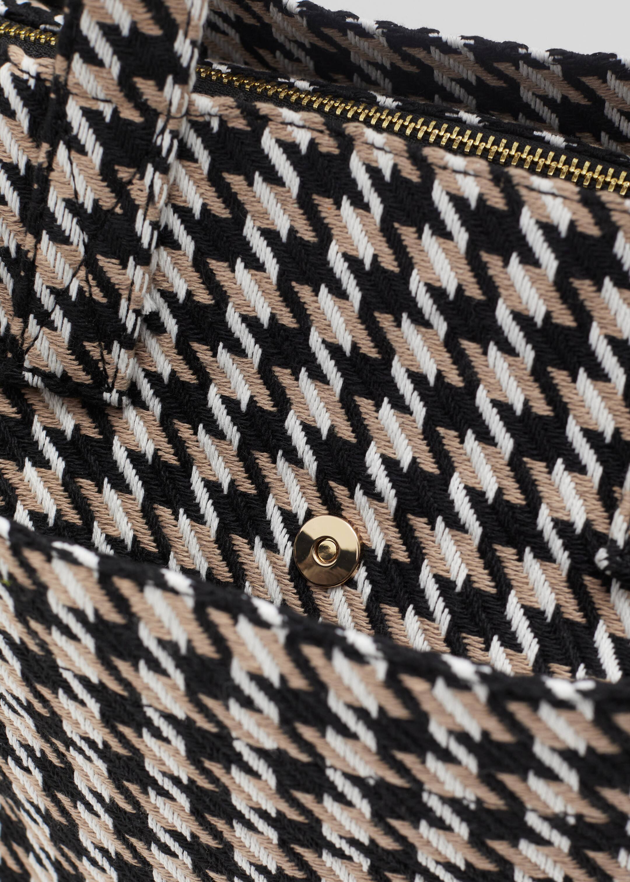 View larger image: Canvas Tote Bag - Black/Beige - Ladies | H&M GB 3
