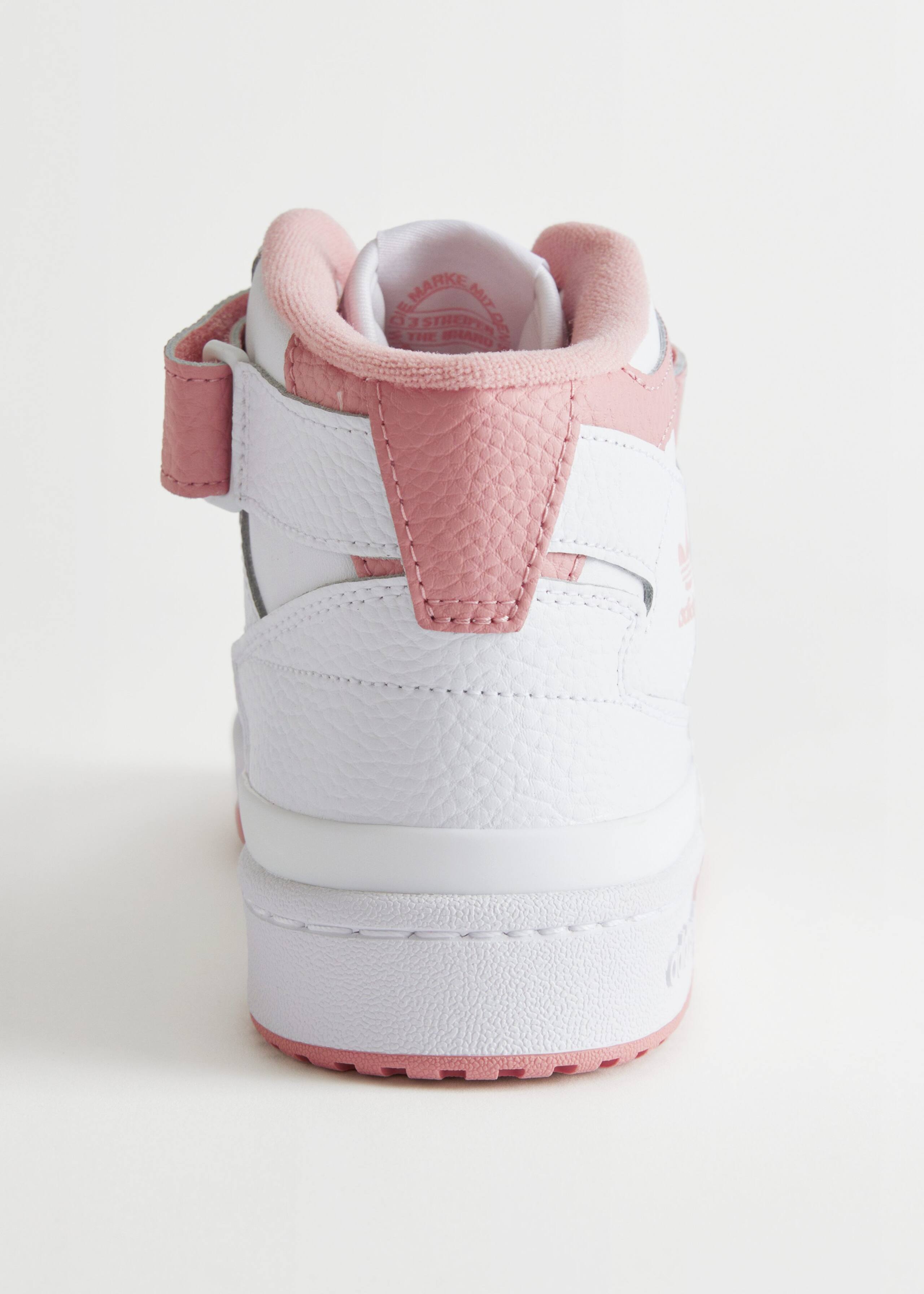 adidas Forum Mid Sneakers - White/Pink - Natura morta