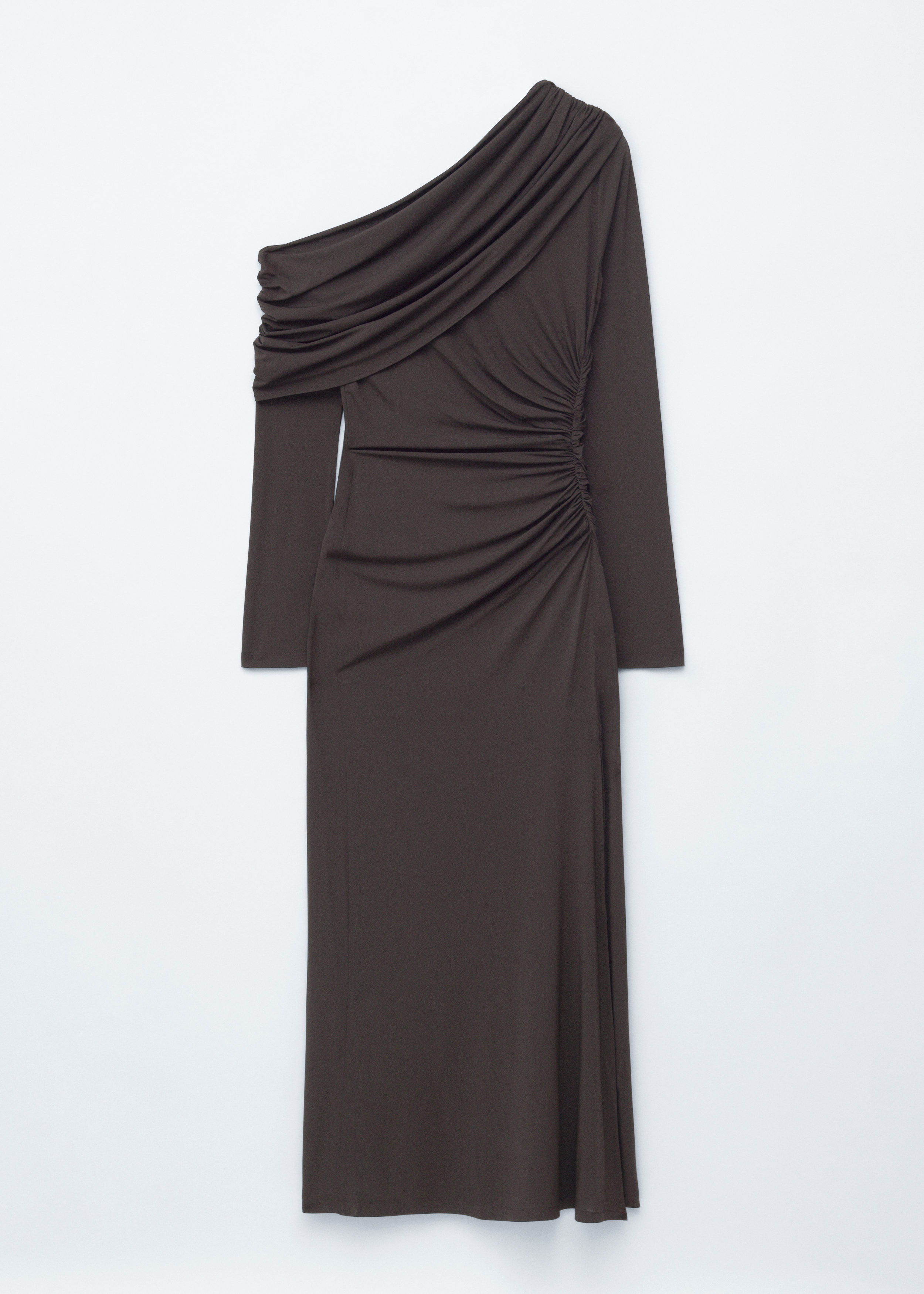 Draped Midi Dress