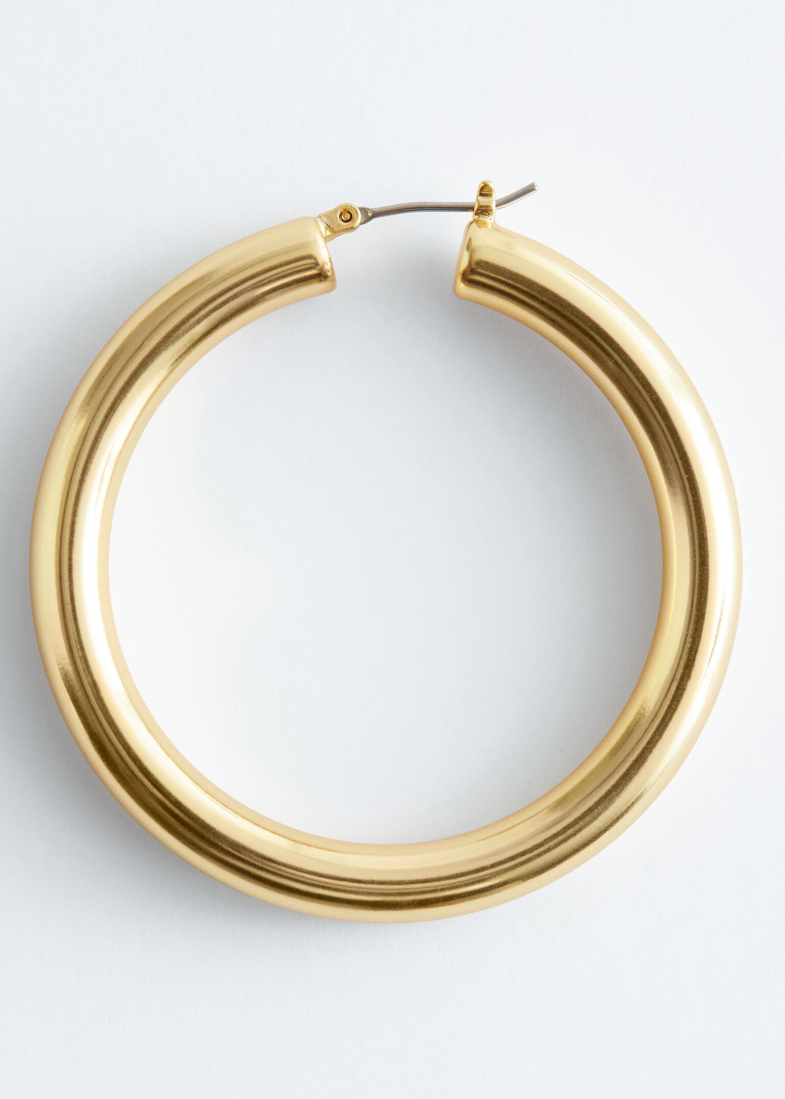 Chunky Hoop Earrings - Gold/Silver - 4