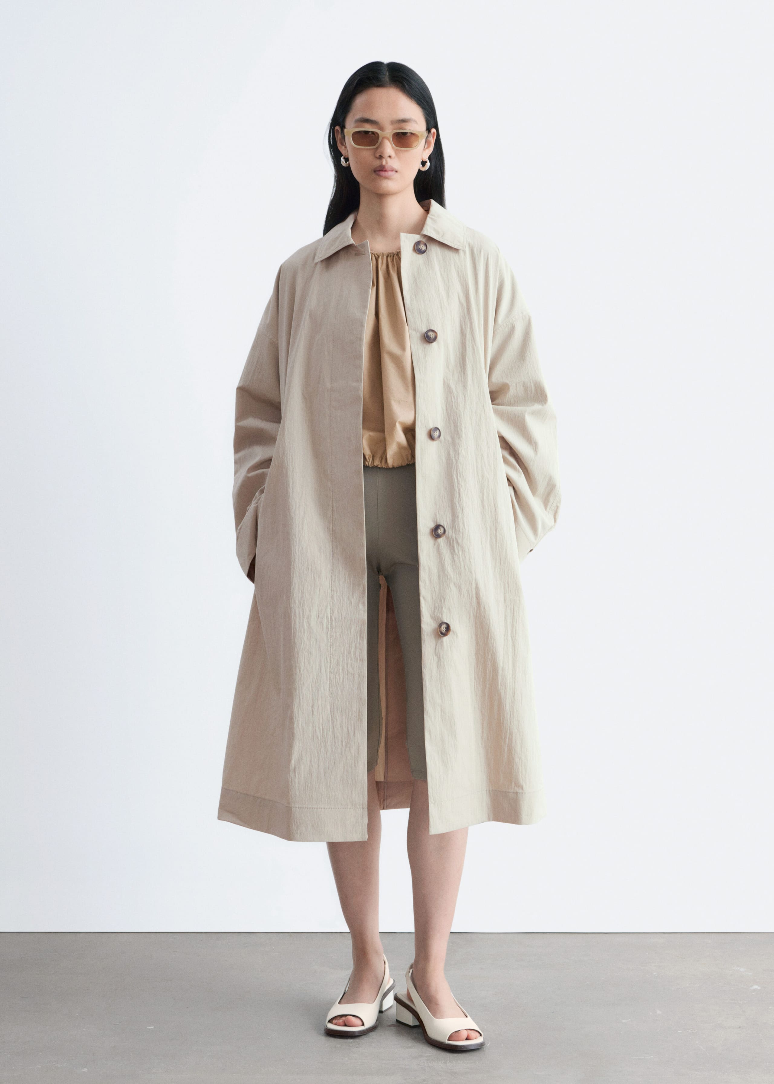Image of Belted Car Coat