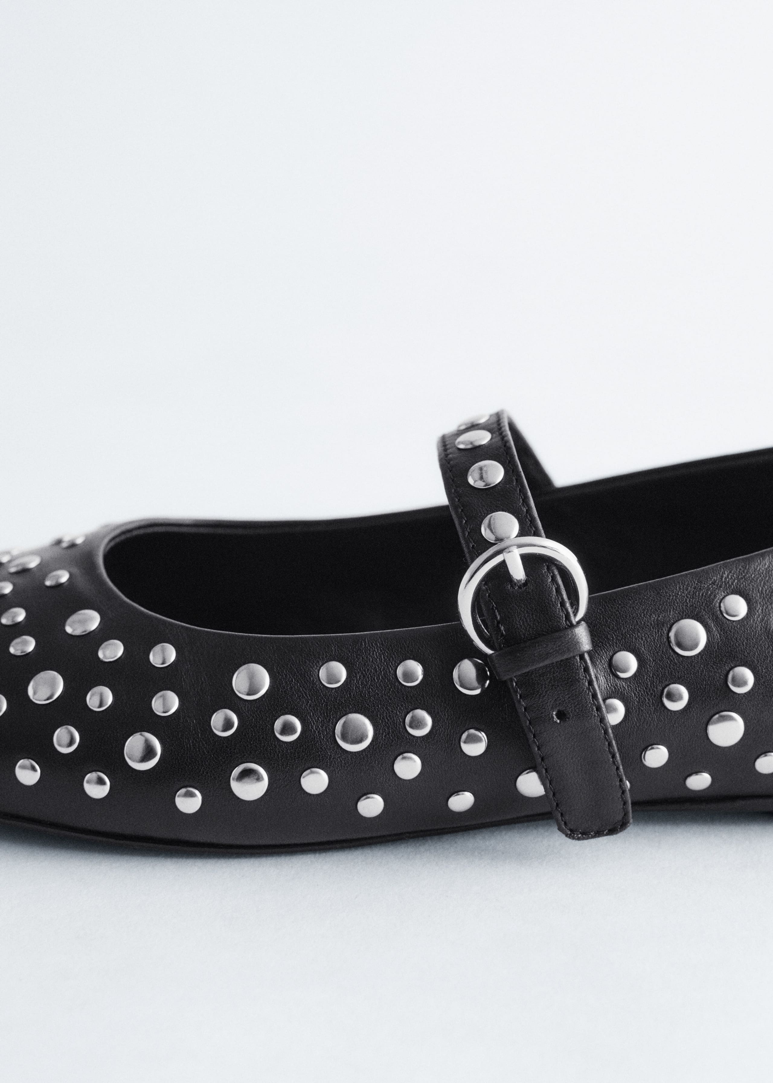 Image of Lederballerinas mit Nieten