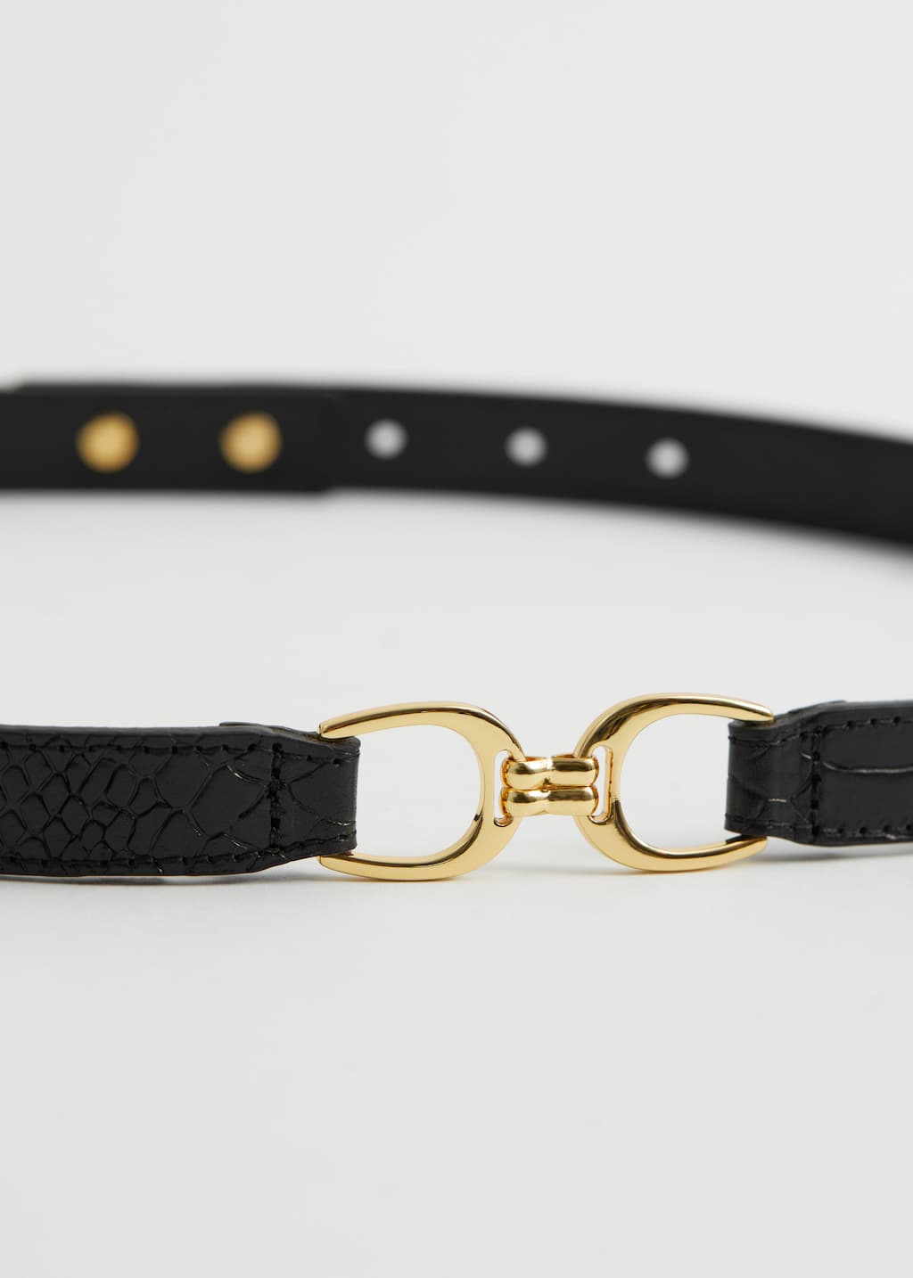 Image of Mid-Waist Leather Belt