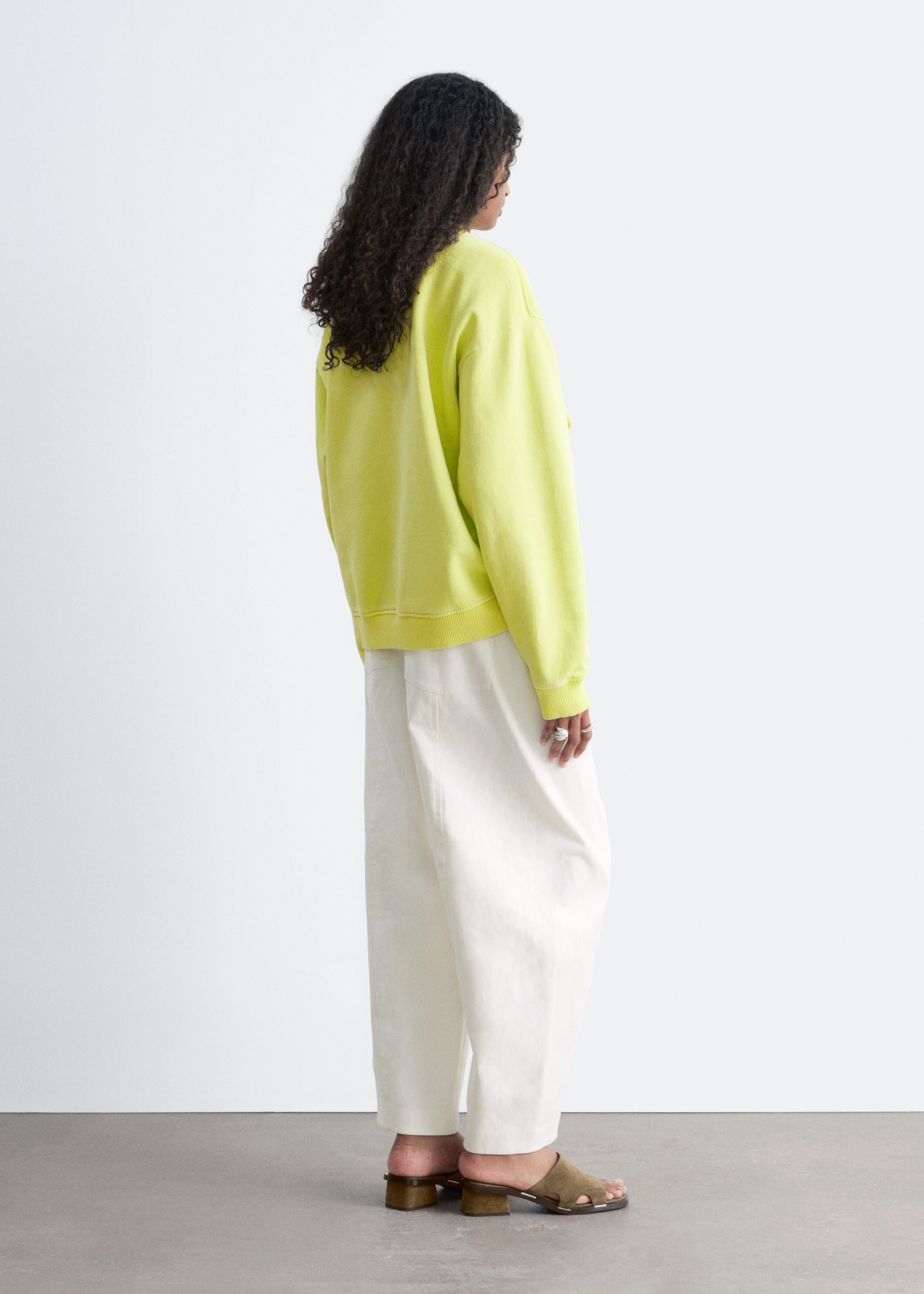 Image of Sudadera de corte holgado en punto de algodón