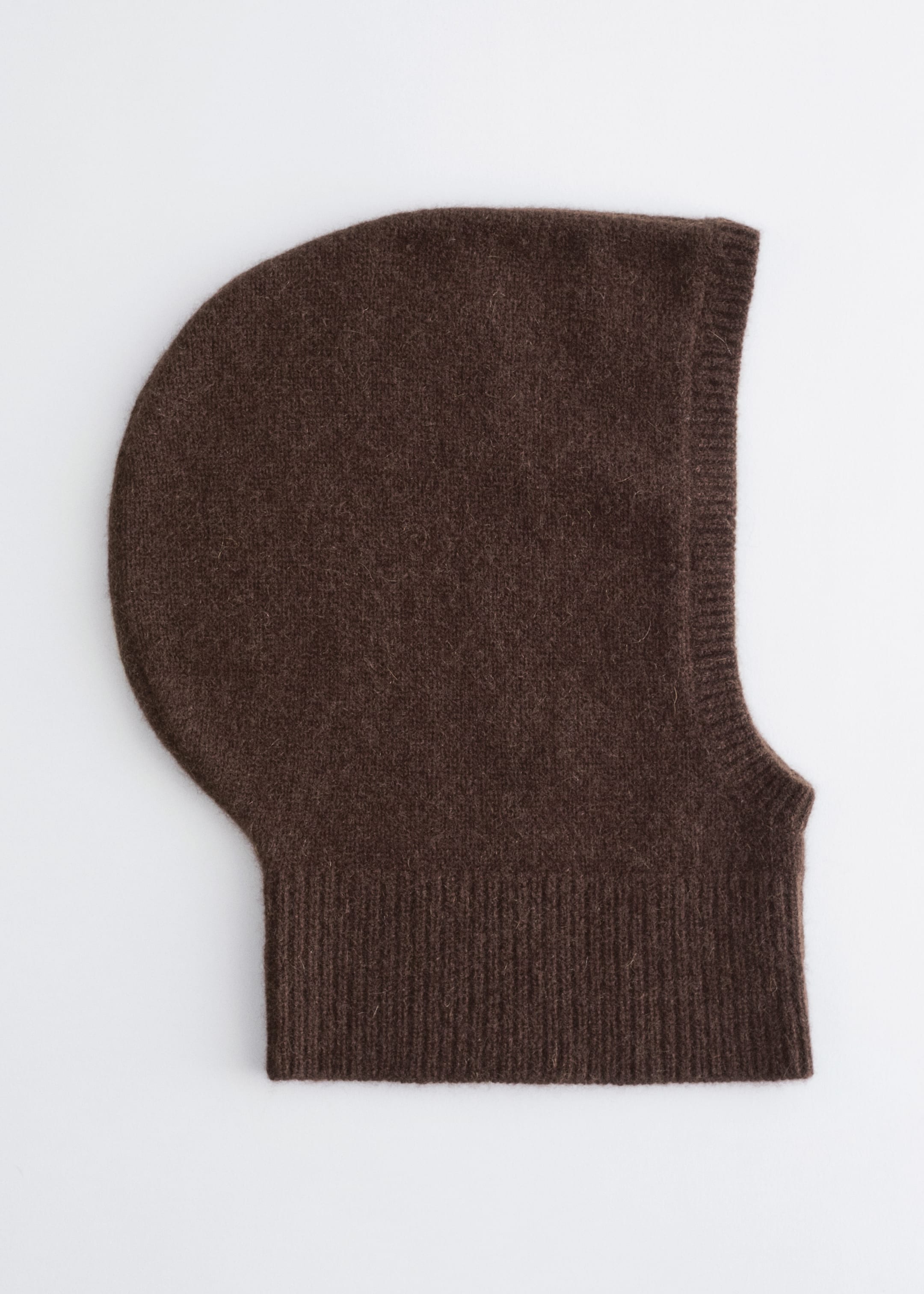View larger image: Fitted Cashmere Hood - Dark Brown - Ladies | H&M GB 1
