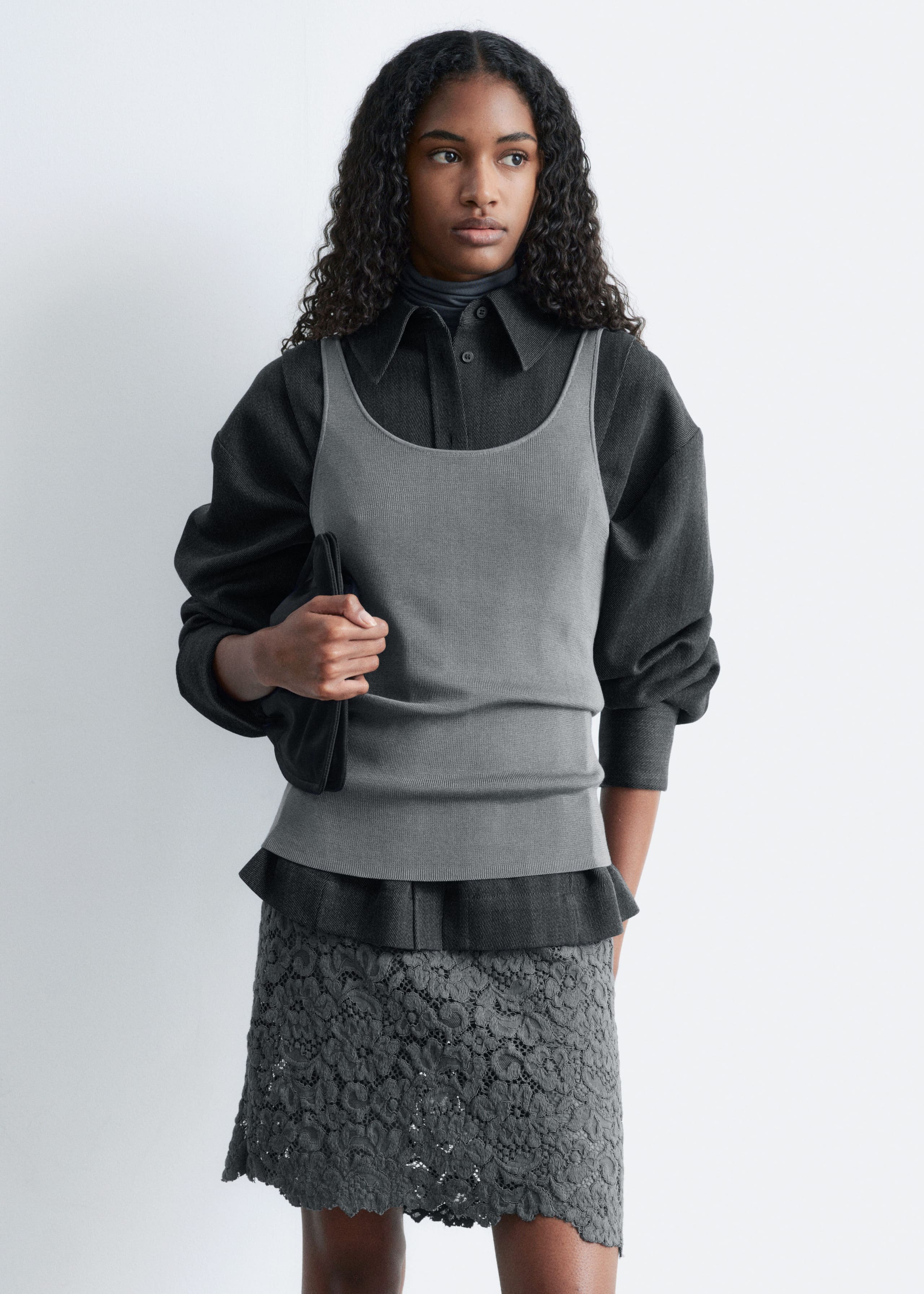 Image of Canotta con ampia scollatura