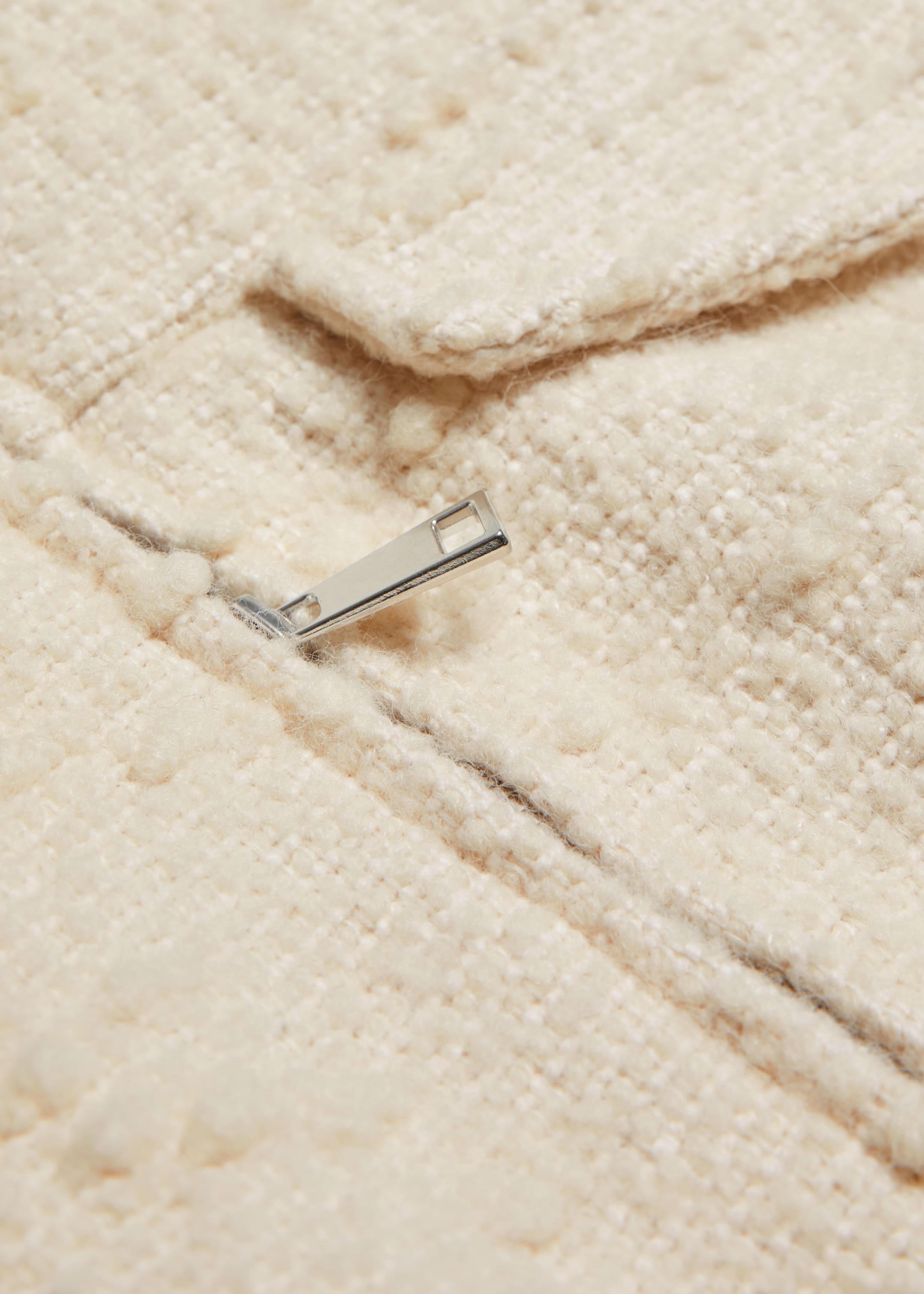 Größeres Bild anzeigen: Oversized-Jacke mit Reißverschluss - Creme - Ladies | H&M AT 3