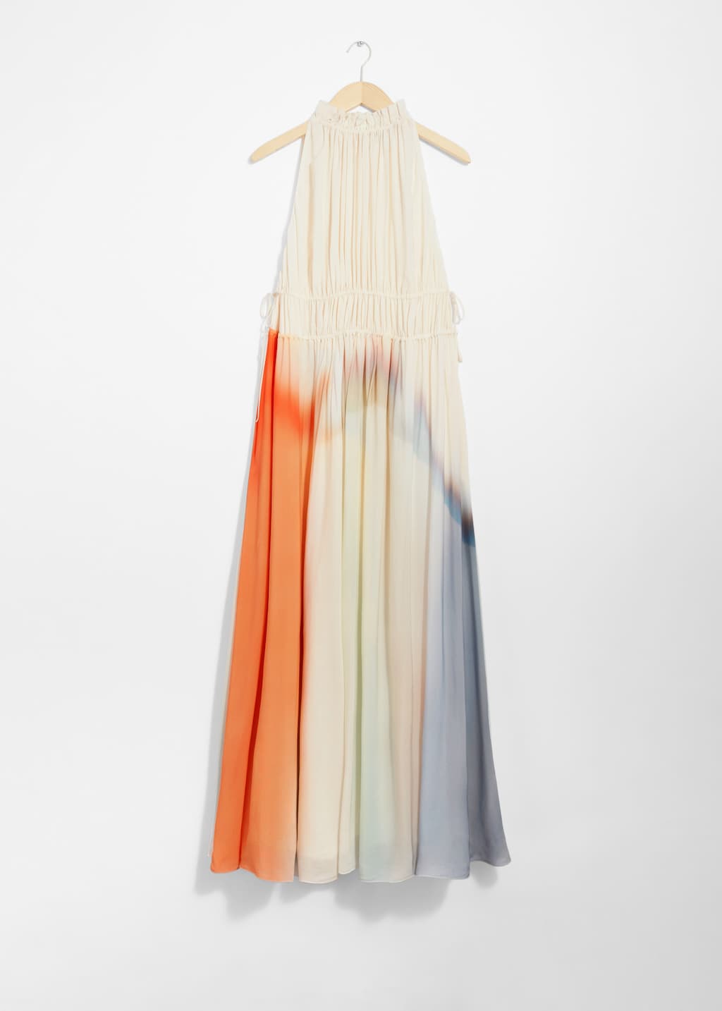 Robe longue sans manches - Crème/Orange/Lilas - Still Life