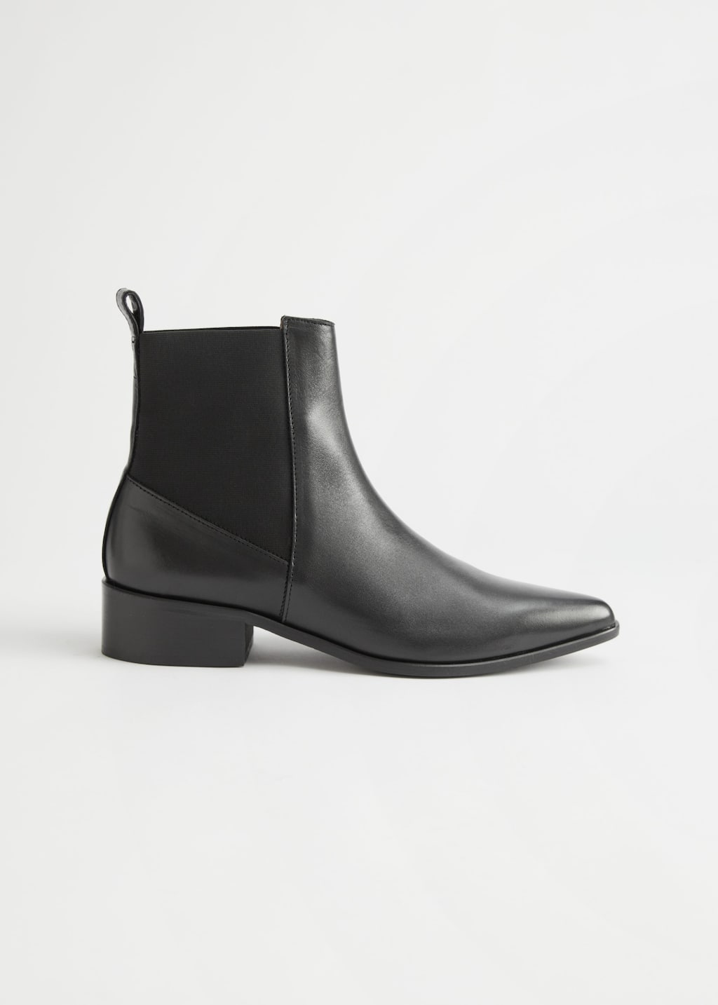 Chelsea Leather Boots - Black - Bodegón
