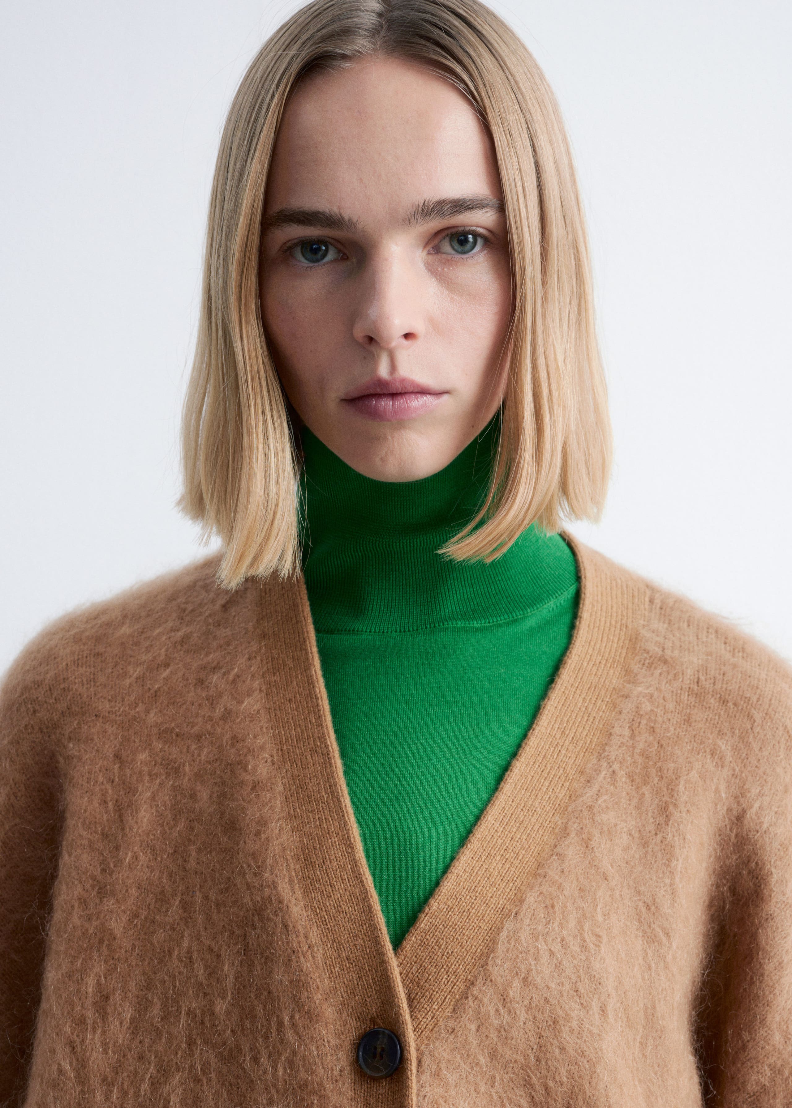 Image of Oversized Mohair-Blend Cardigan