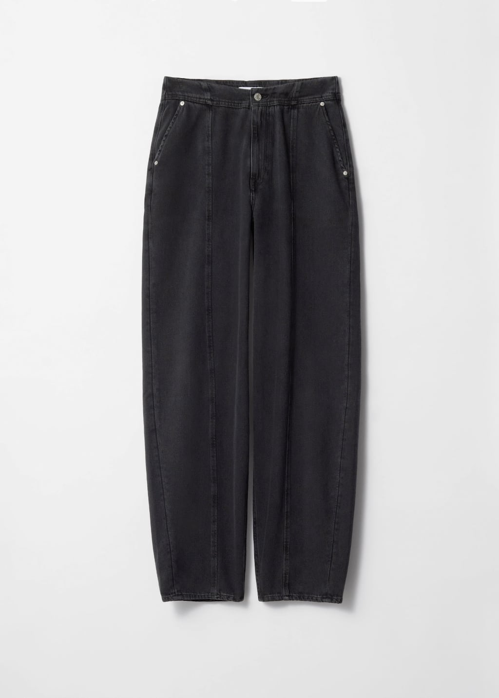 Image of Barrel-Leg Jeans