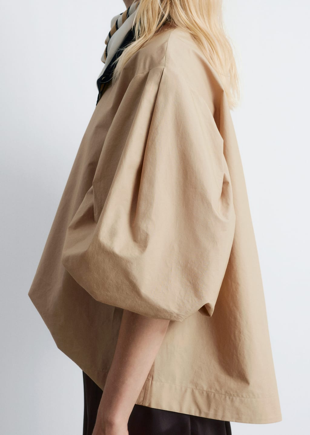 Image of Voluminous Puff-Sleeve Blouse