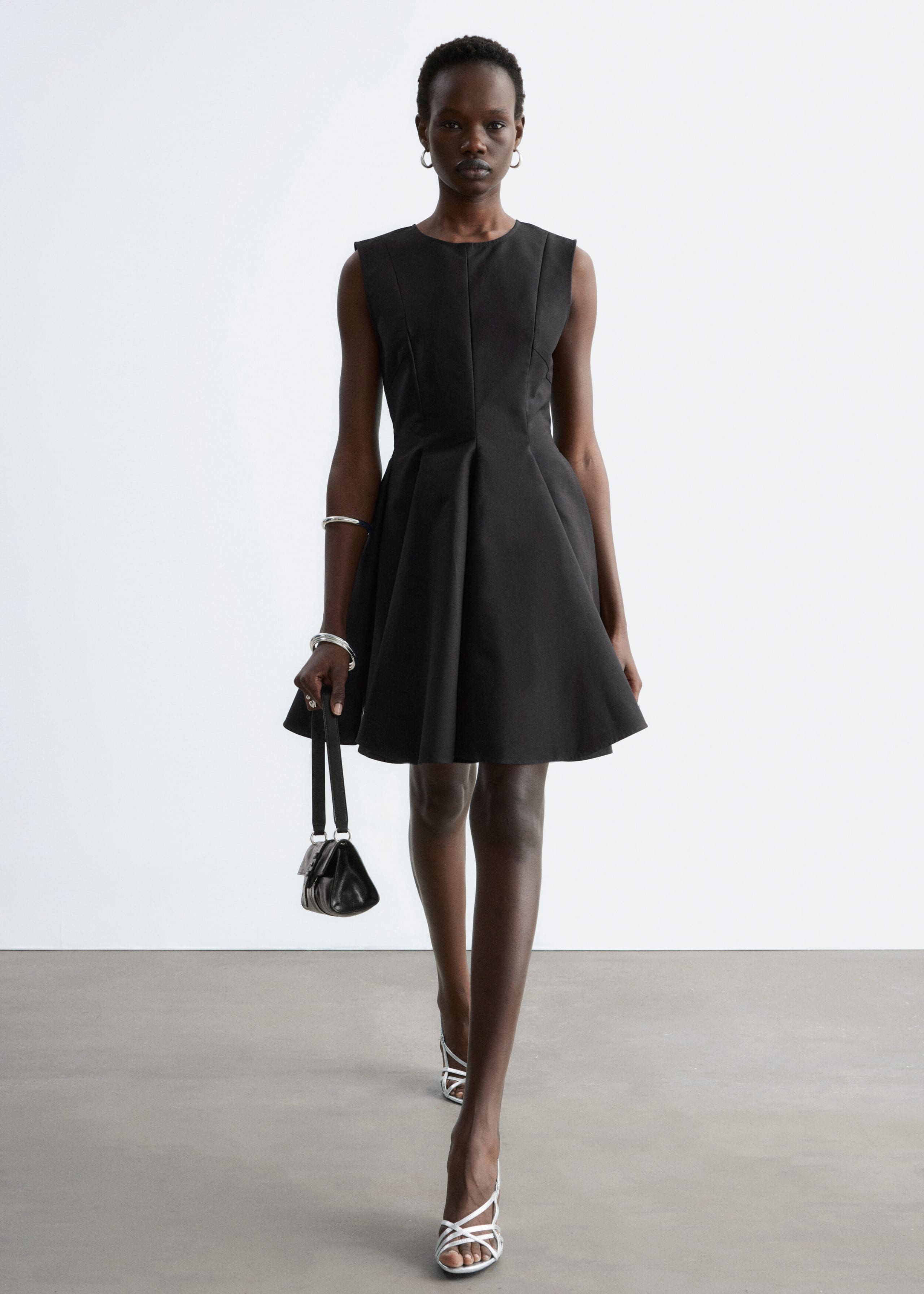 Image of Minikleid mit Falten