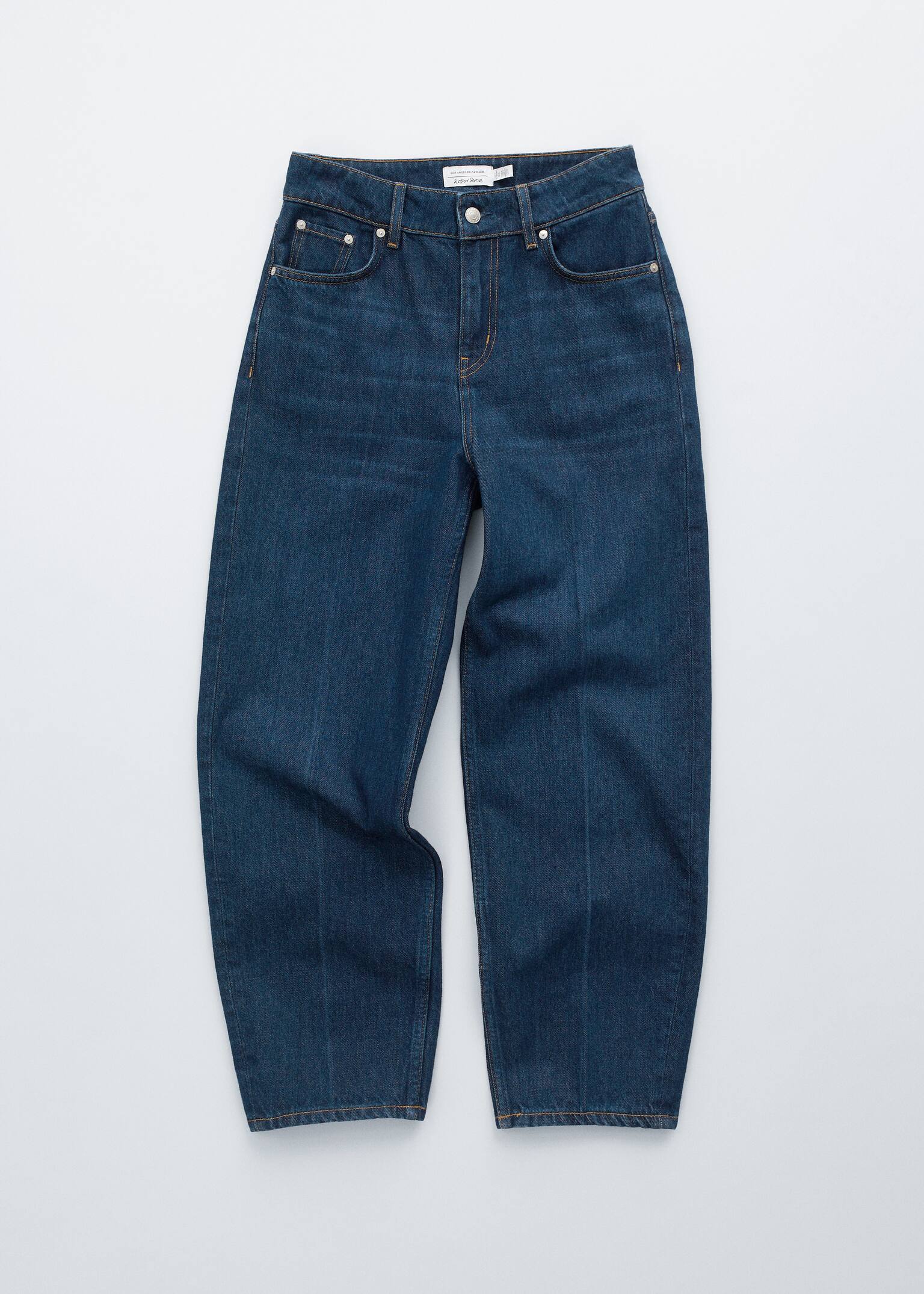 Tapered Jeans - Medium blue/Light Blue/Black/Beige/Cream White - 2