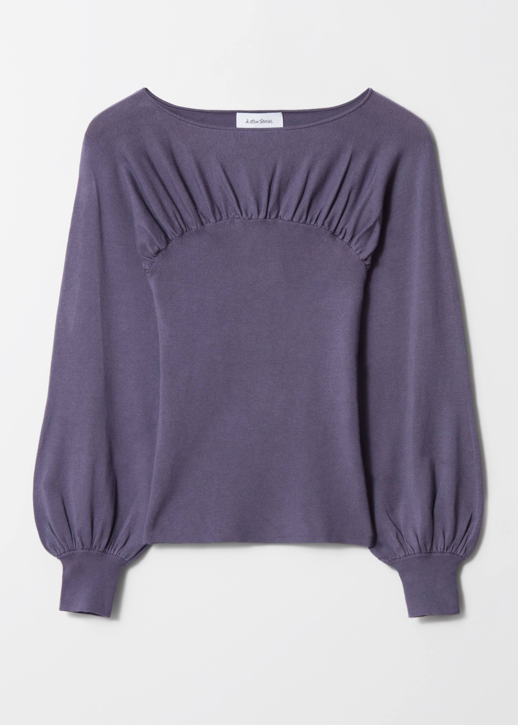Nagyobb kép megtekintése: Ráncolt pulóver - Purple - NŐI | H&M HU 1