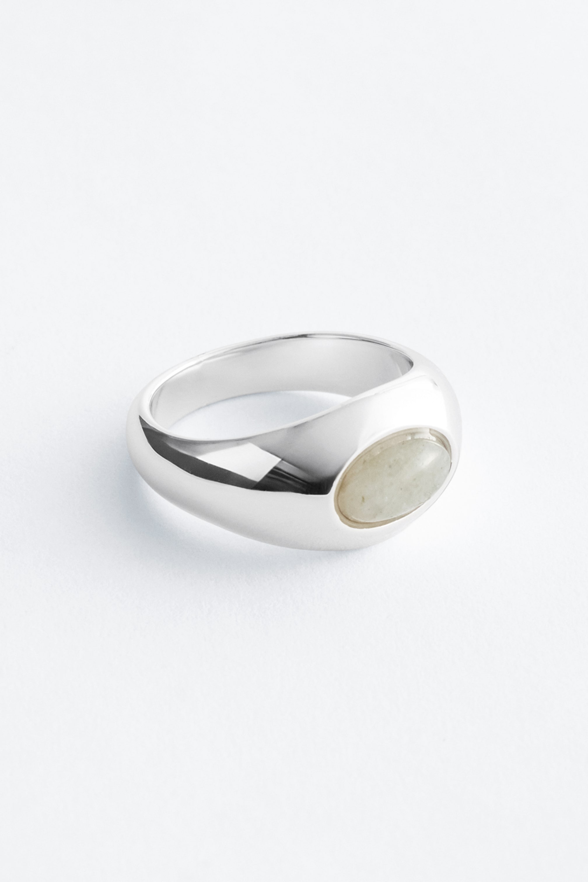 Größeres Bild ansehen: Ring mit Aventurin-Schmuckstein - Silber - Ladies | H&M DE 1
