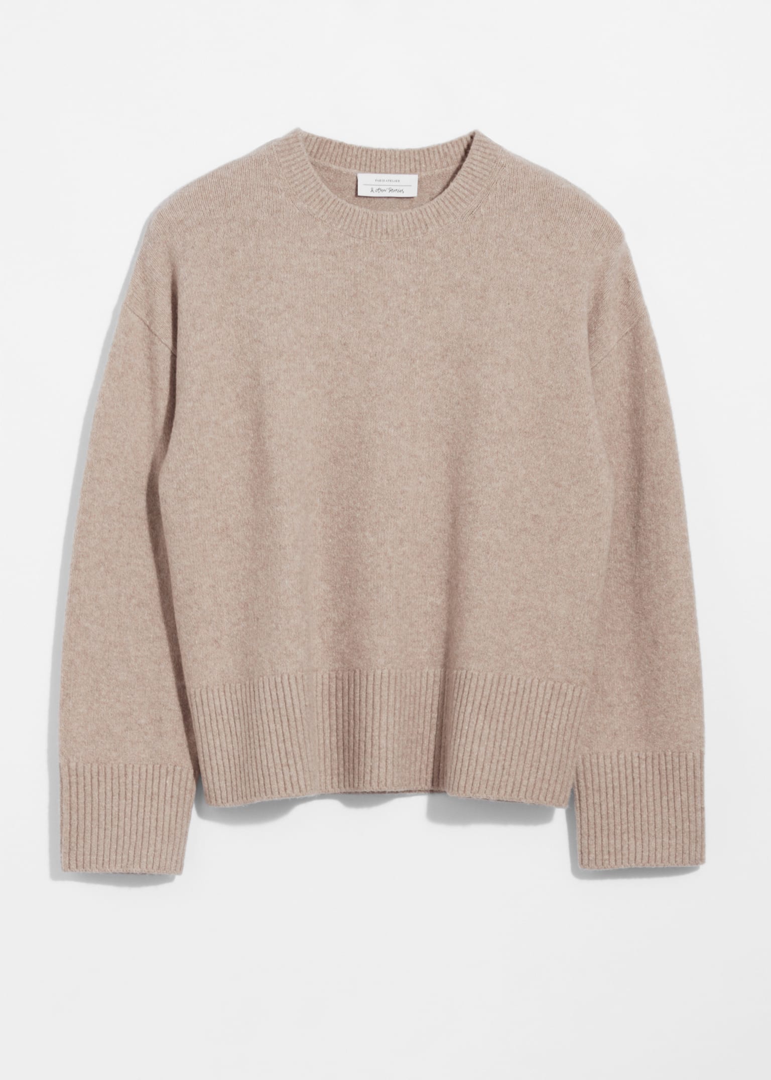 Relaxed Knit Jumper - Mole/Szarobeżowy/Szary melanż/Biały/Ciemnoniebieski/Ciemnoczerwony/Przydymiony róż/Ciemnobrązowy/Liliowy/Czarny/Granatowy/Ciemnoróżowy/Czerwony - 2