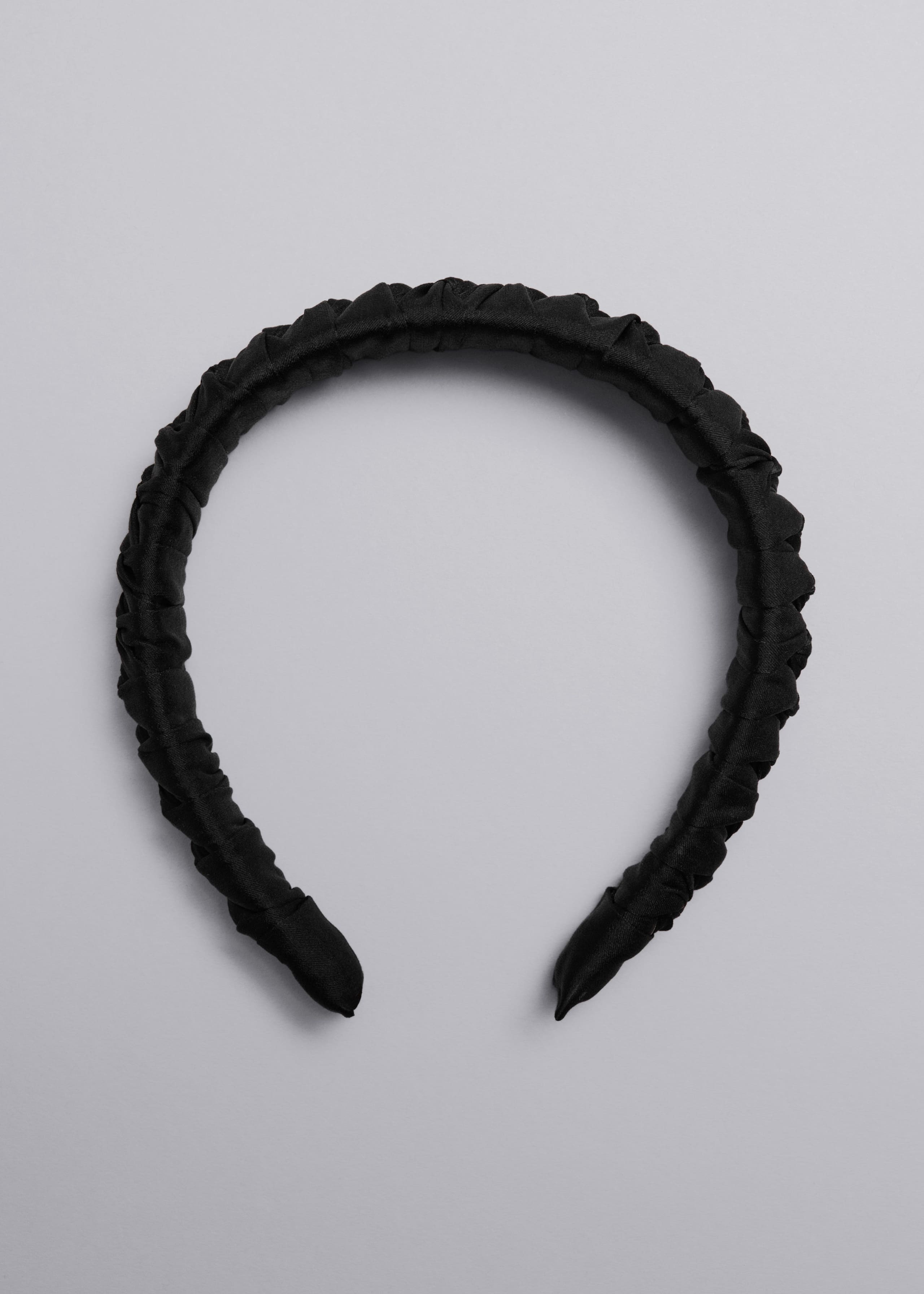 Braided Alice Band - Black - Still Life