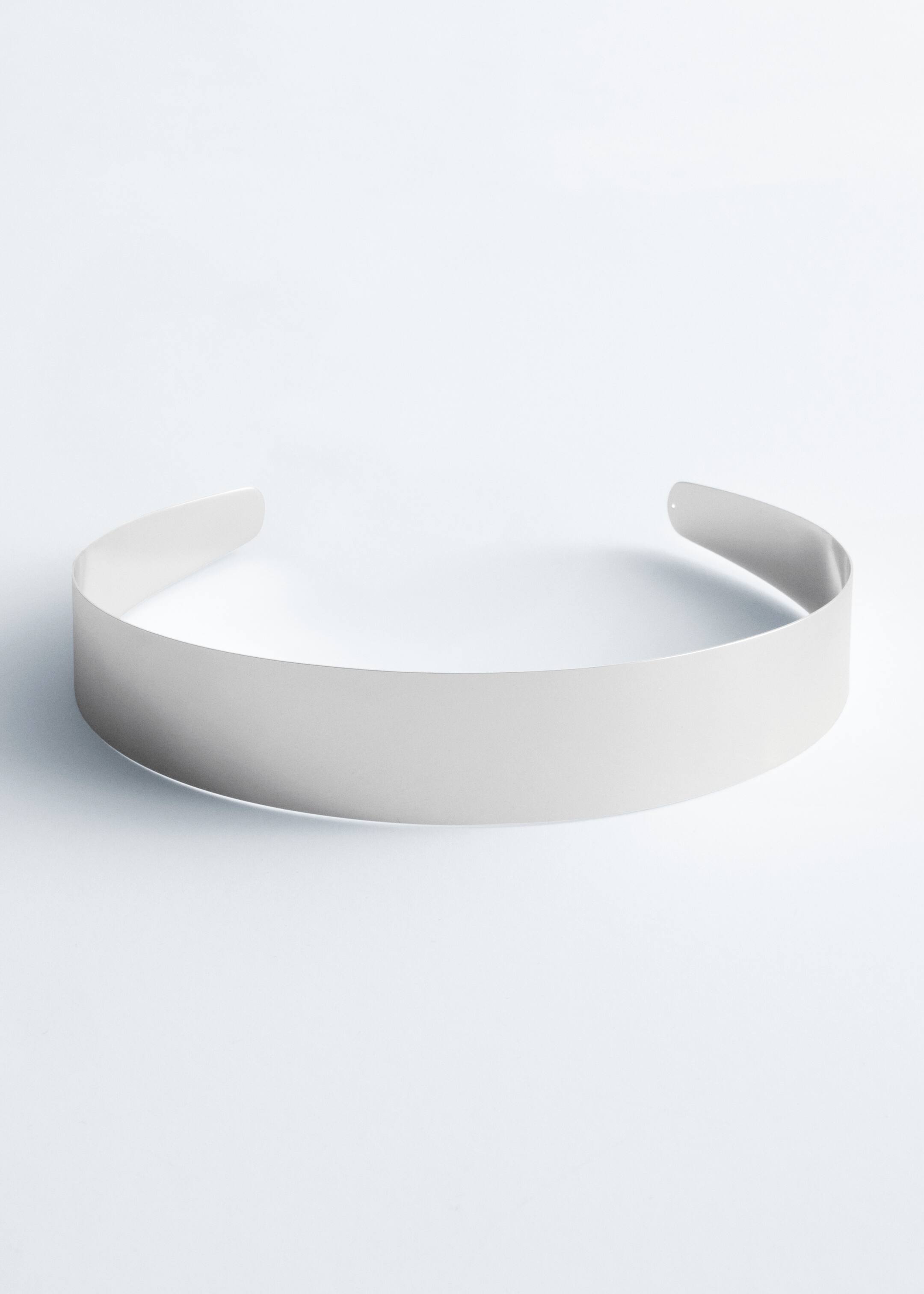 Zobacz większy obraz: Błyszcząca metaliczna opaska na głowę - Srebrny - ONA | H&M PL 2