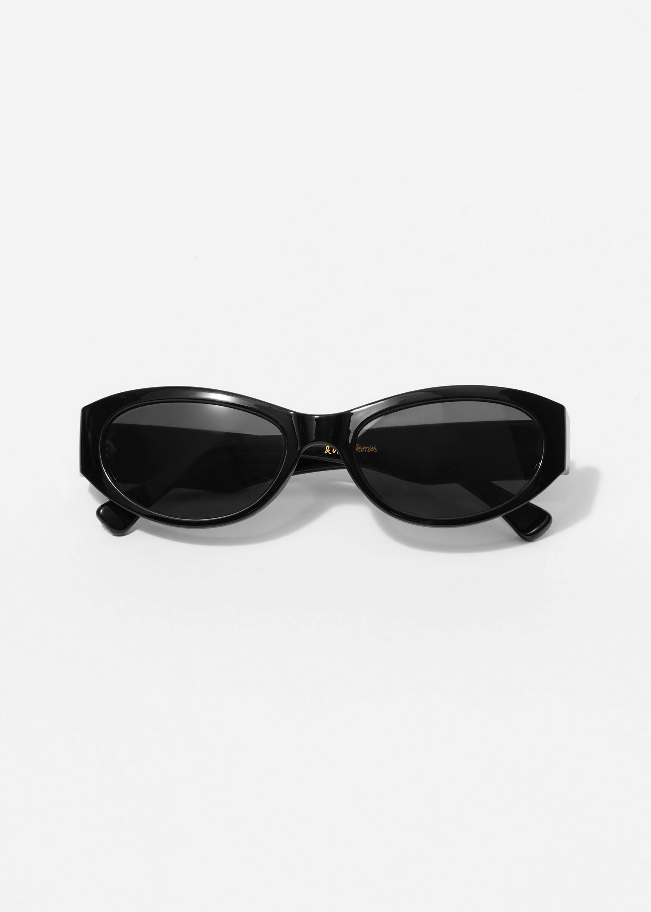 Ver imagen más grande: Gafas de sol ovaladas estilo Cat Eye - Negro - MUJER | H&M ES 1