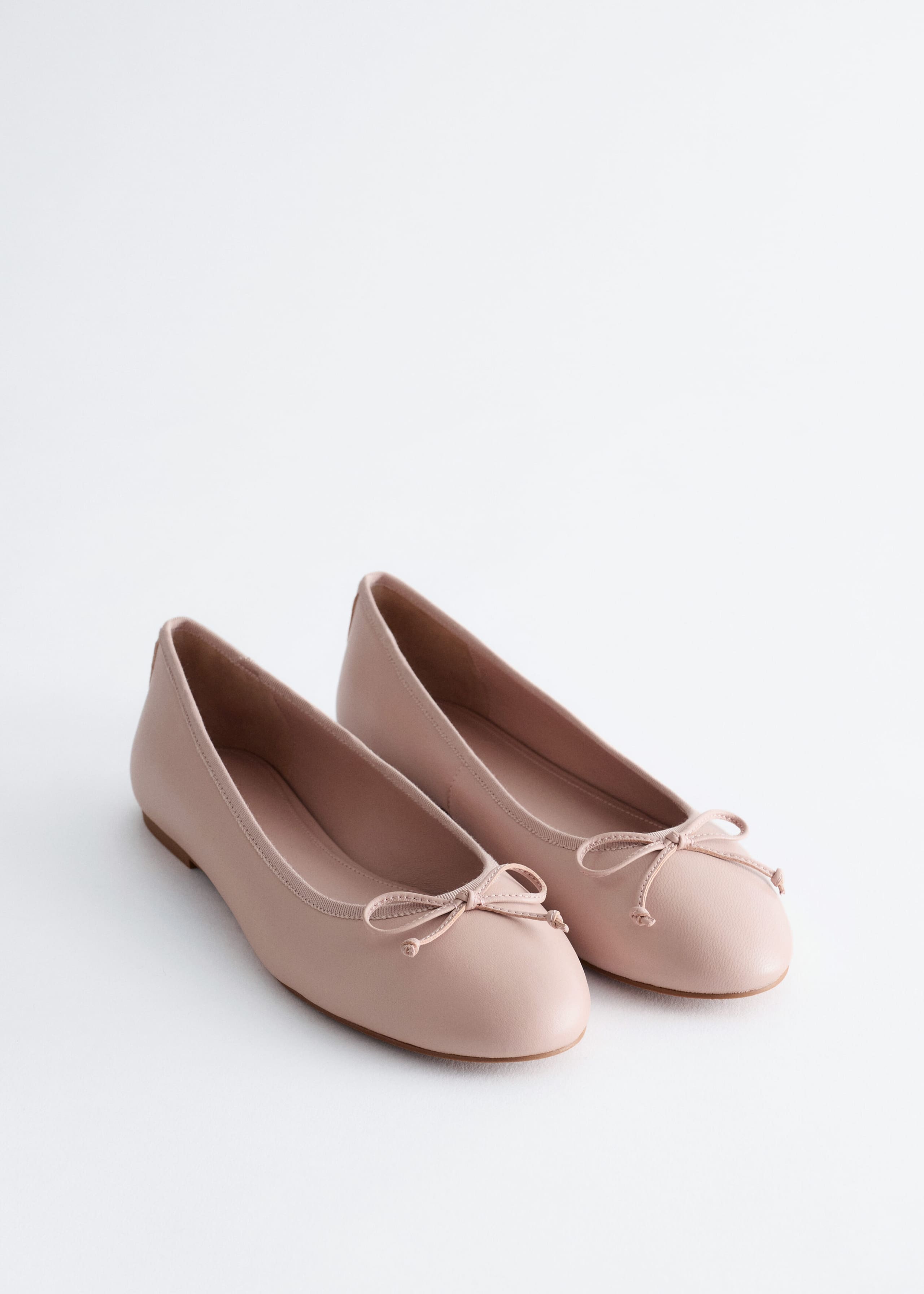Leather Ballet Flats - Light Pink - Still Life