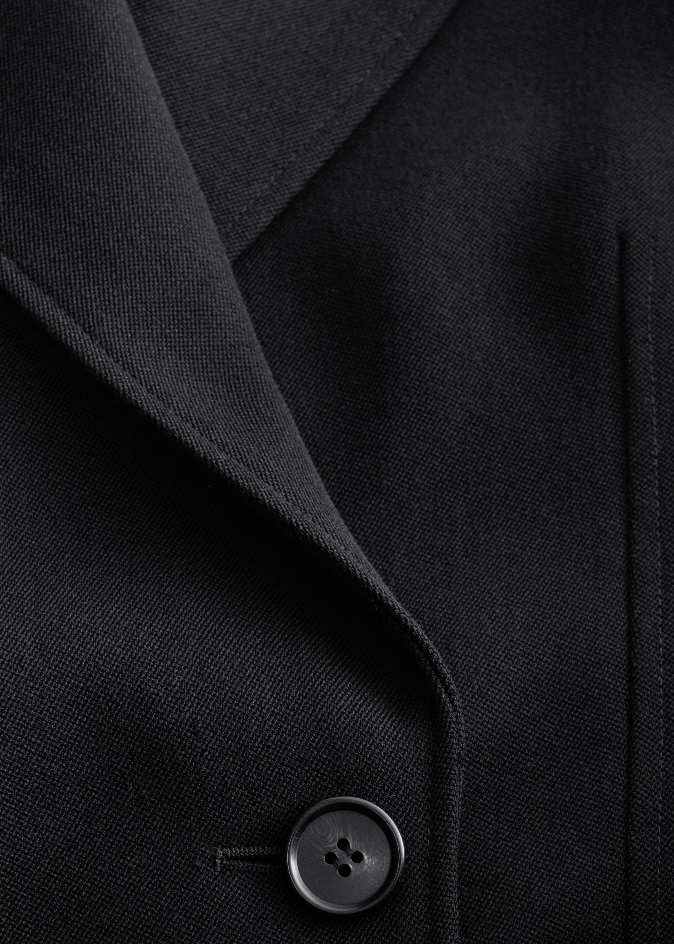 Image of Wool Tie-Belt Blazer