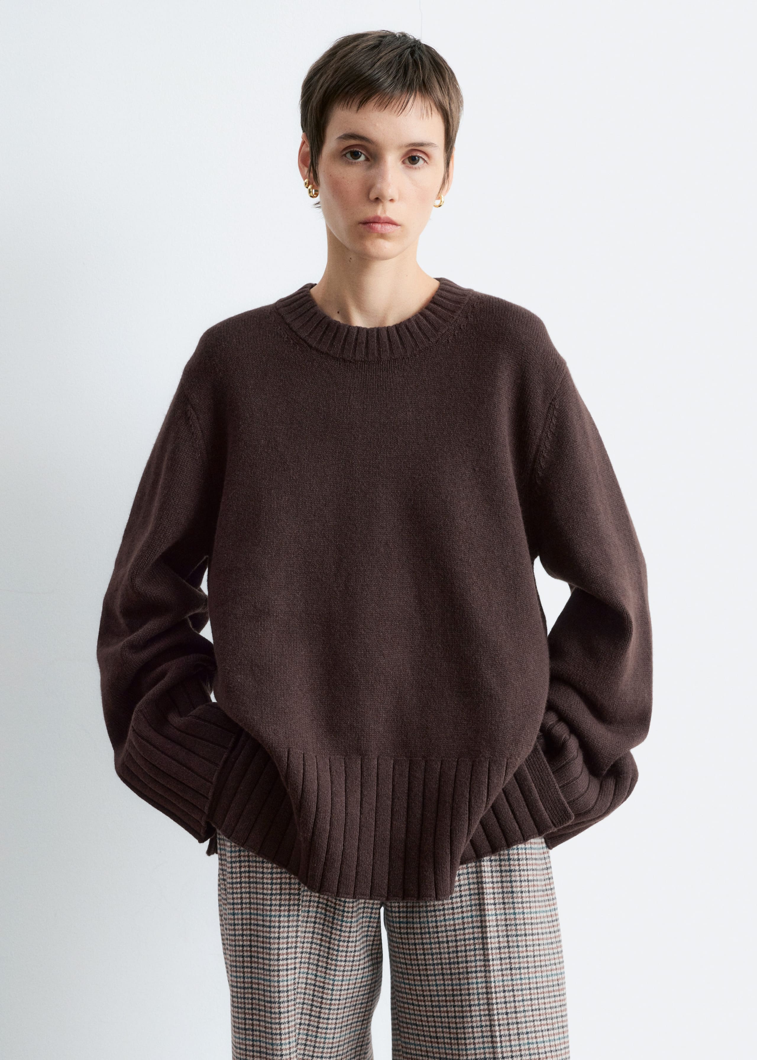 Image of Relaxed Knit Sweater
