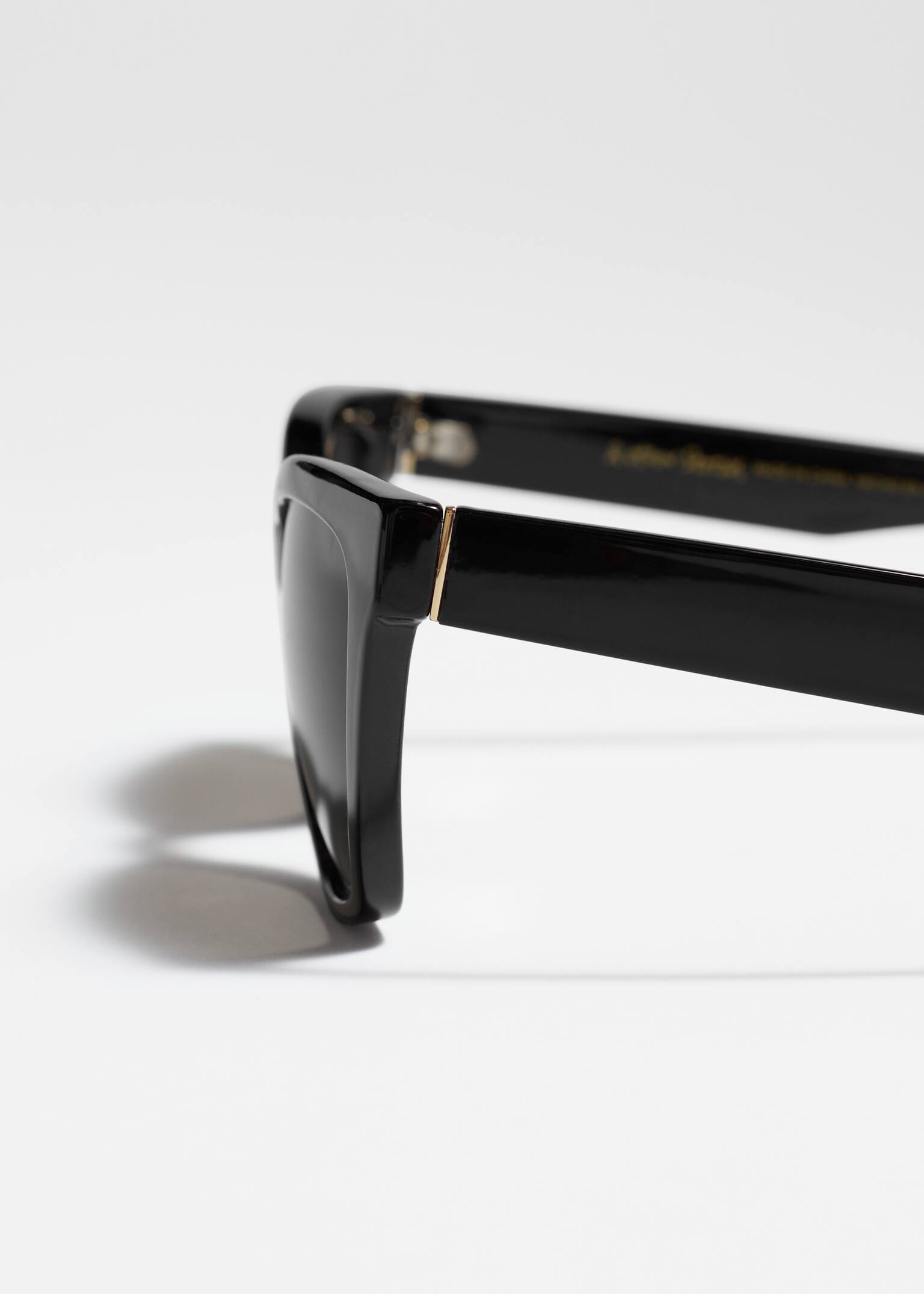 Macskaszem napszemüveg - Fekete/Krém/Kék - 2