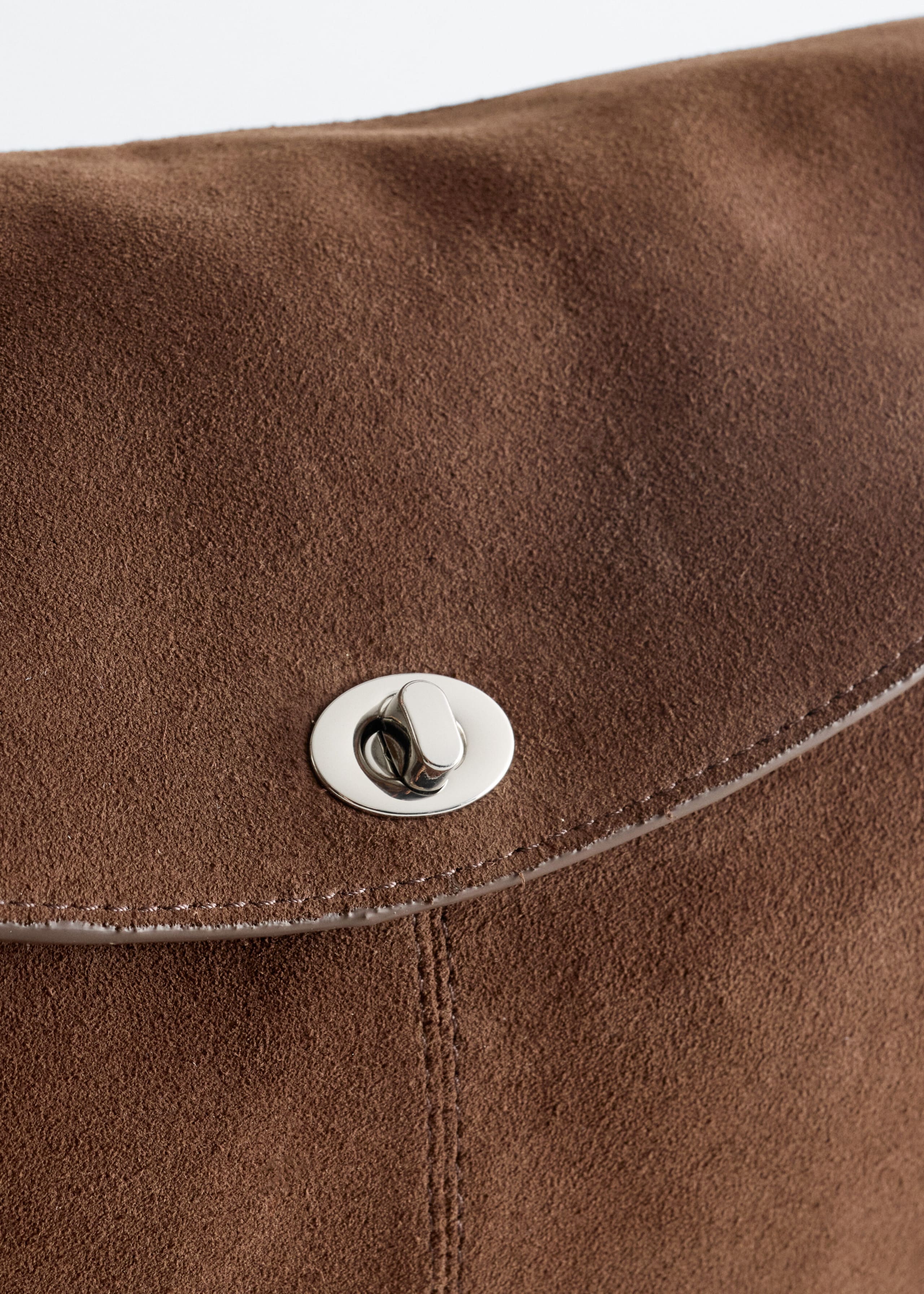 Sculptural Crossbody Bag - Brown - Still Life