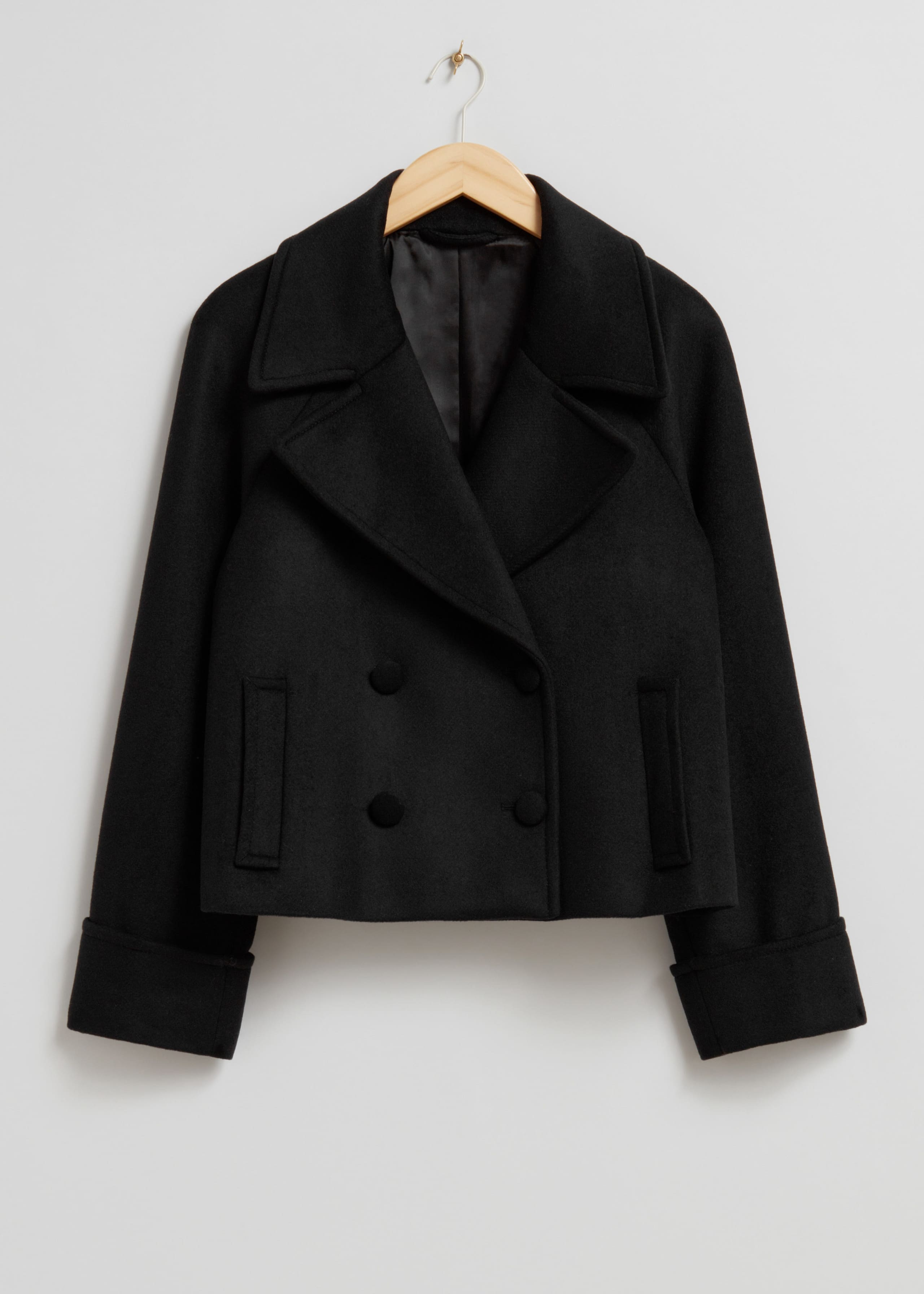 Cropped Pea Coat
