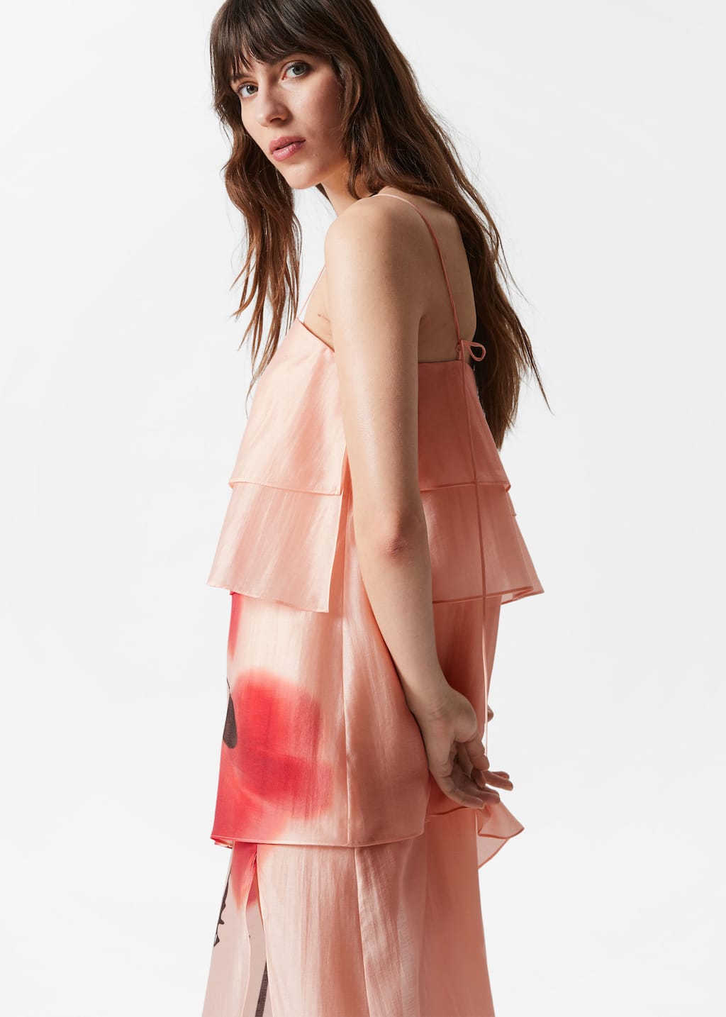 Image of Maxikleid mit Blumenapplikation