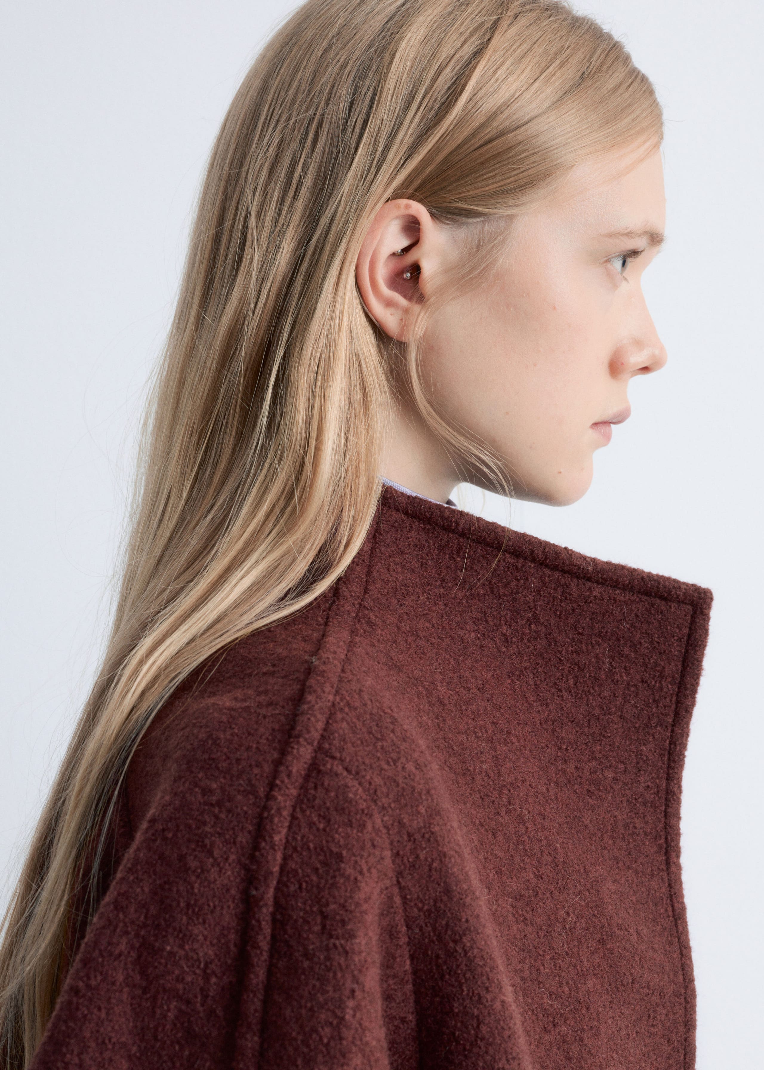 Asymmetric Wool Jacket