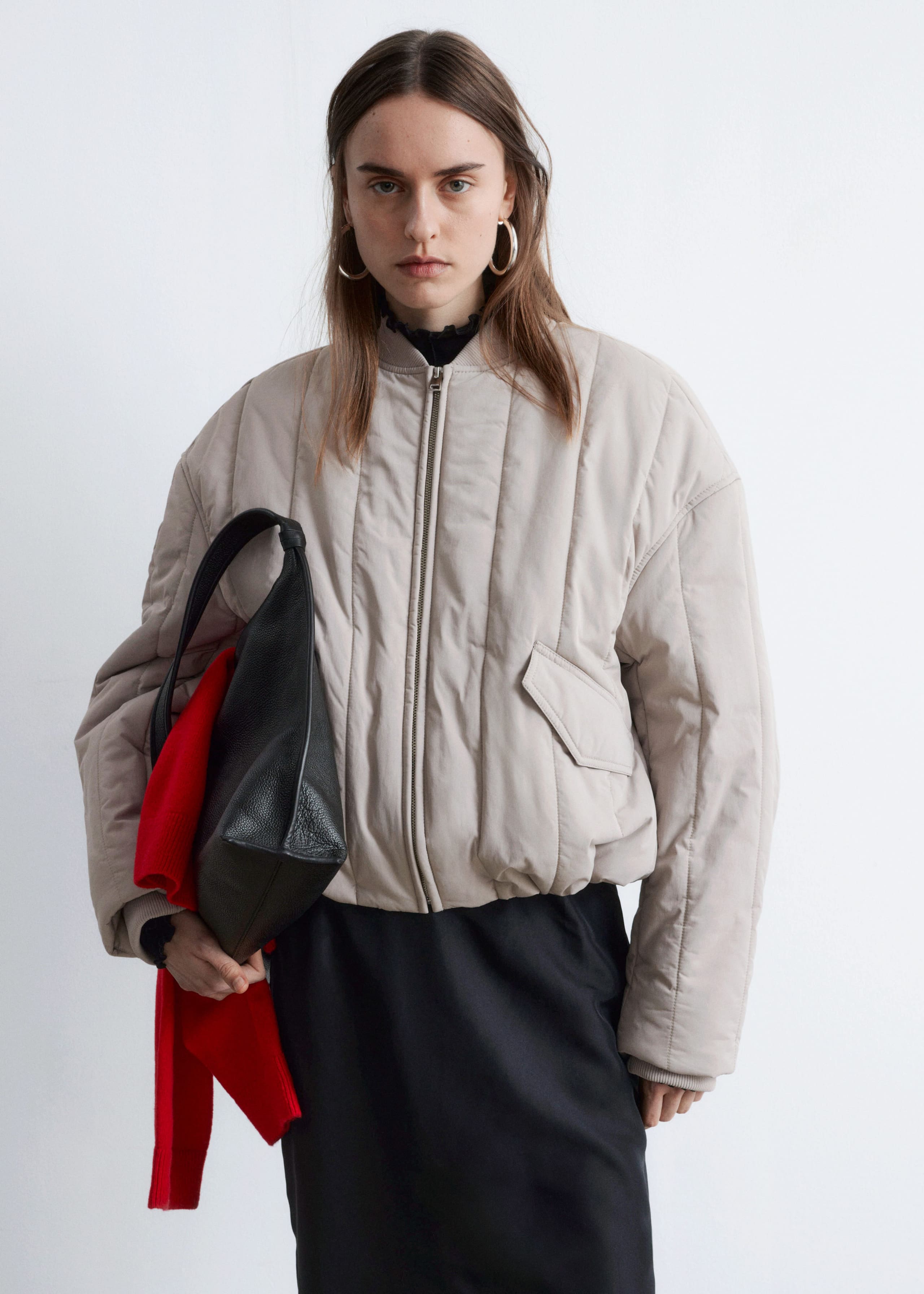 Image of Oversized Bomber Jacket