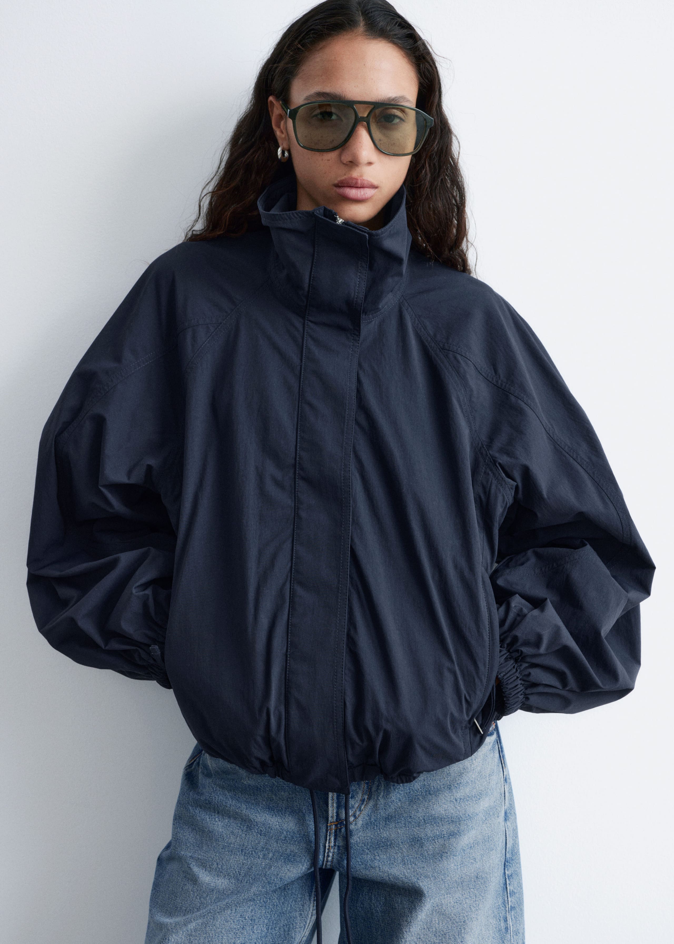 Image of Occhiali da sole in stile aviatore oversize