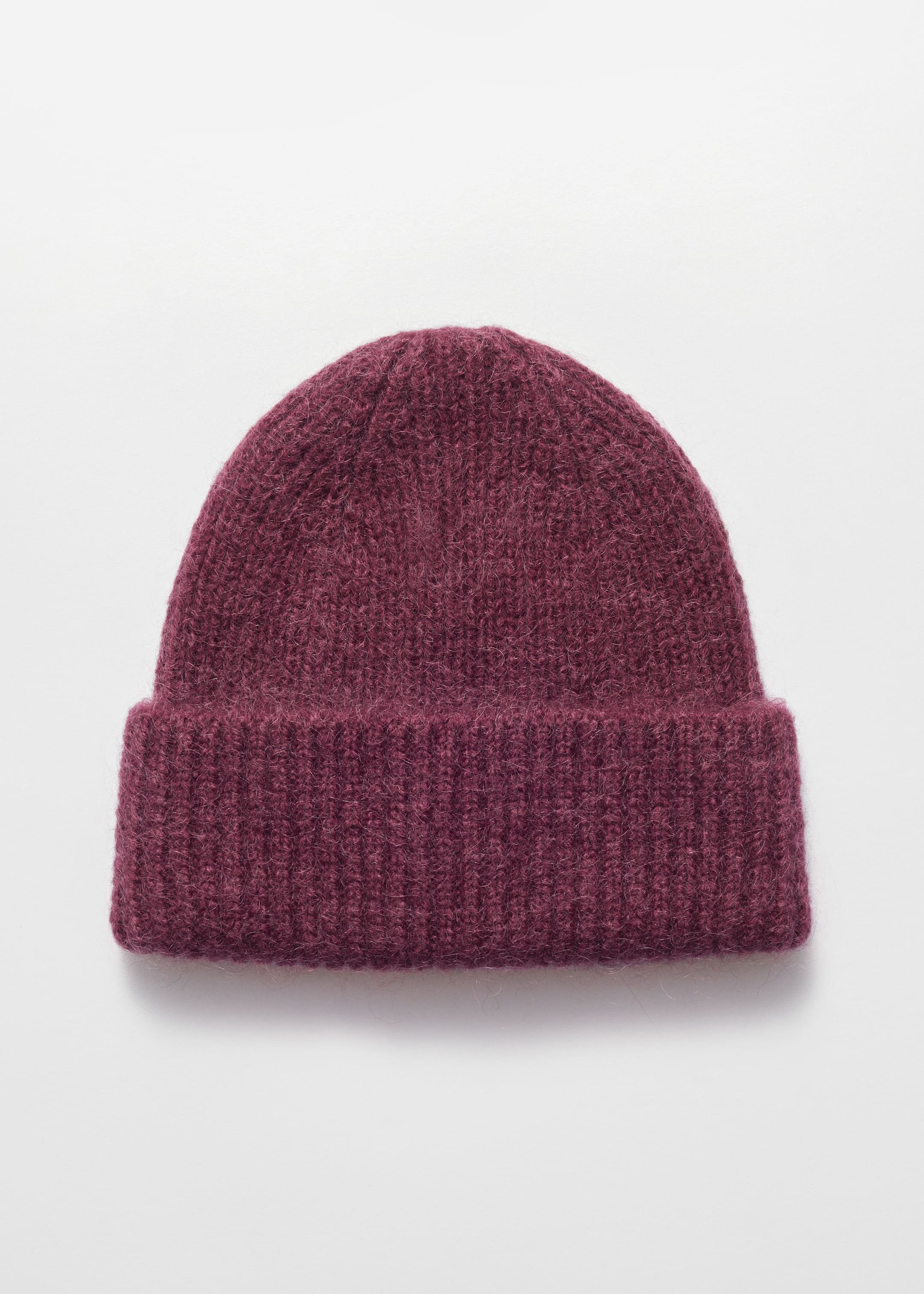 Zobacz większy obraz: Czapka z mieszanki z wełną - Ciemnoczerwony - ONA | H&M PL 1