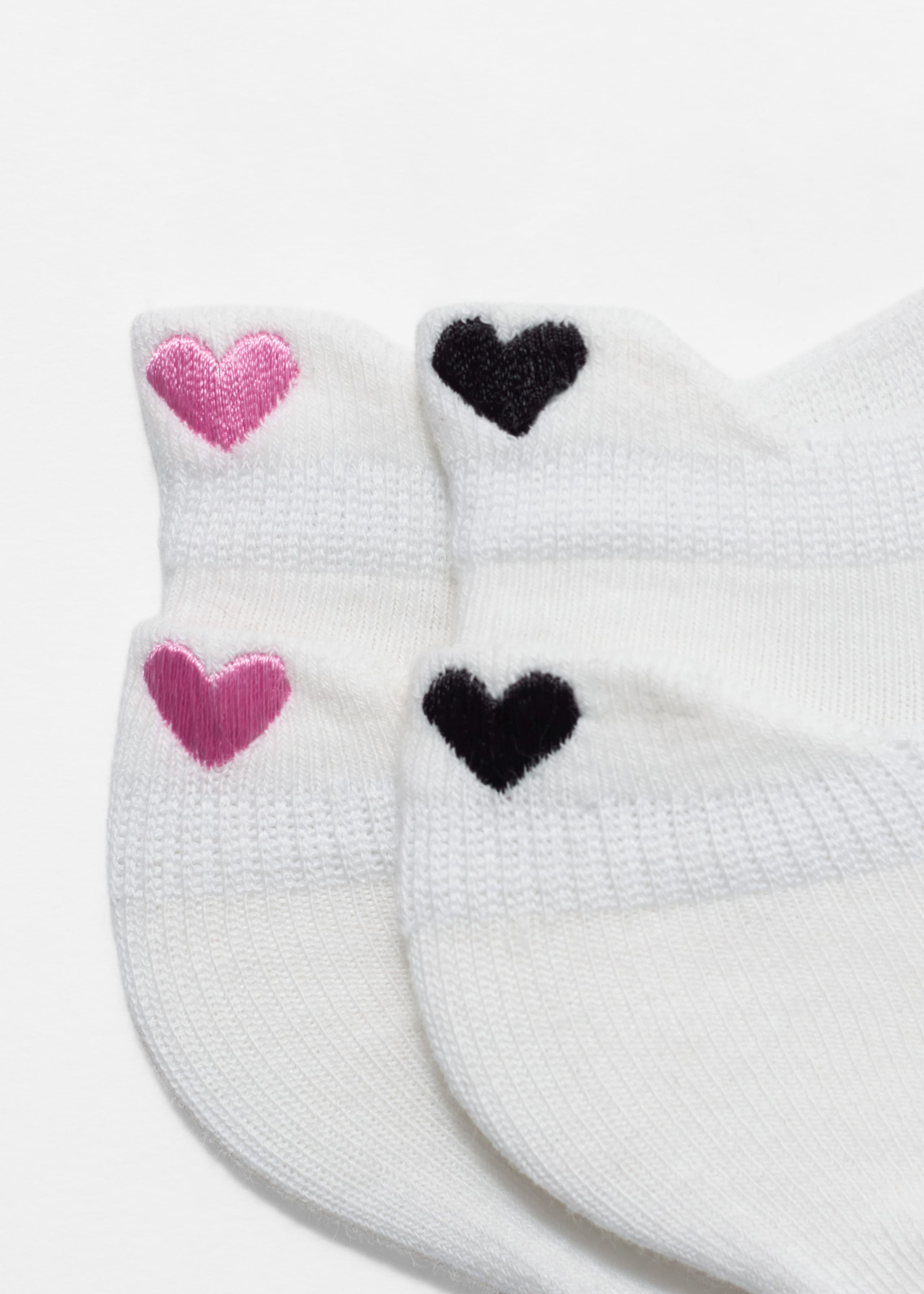 Image of 2-pack Embroidered Ankle Socks
