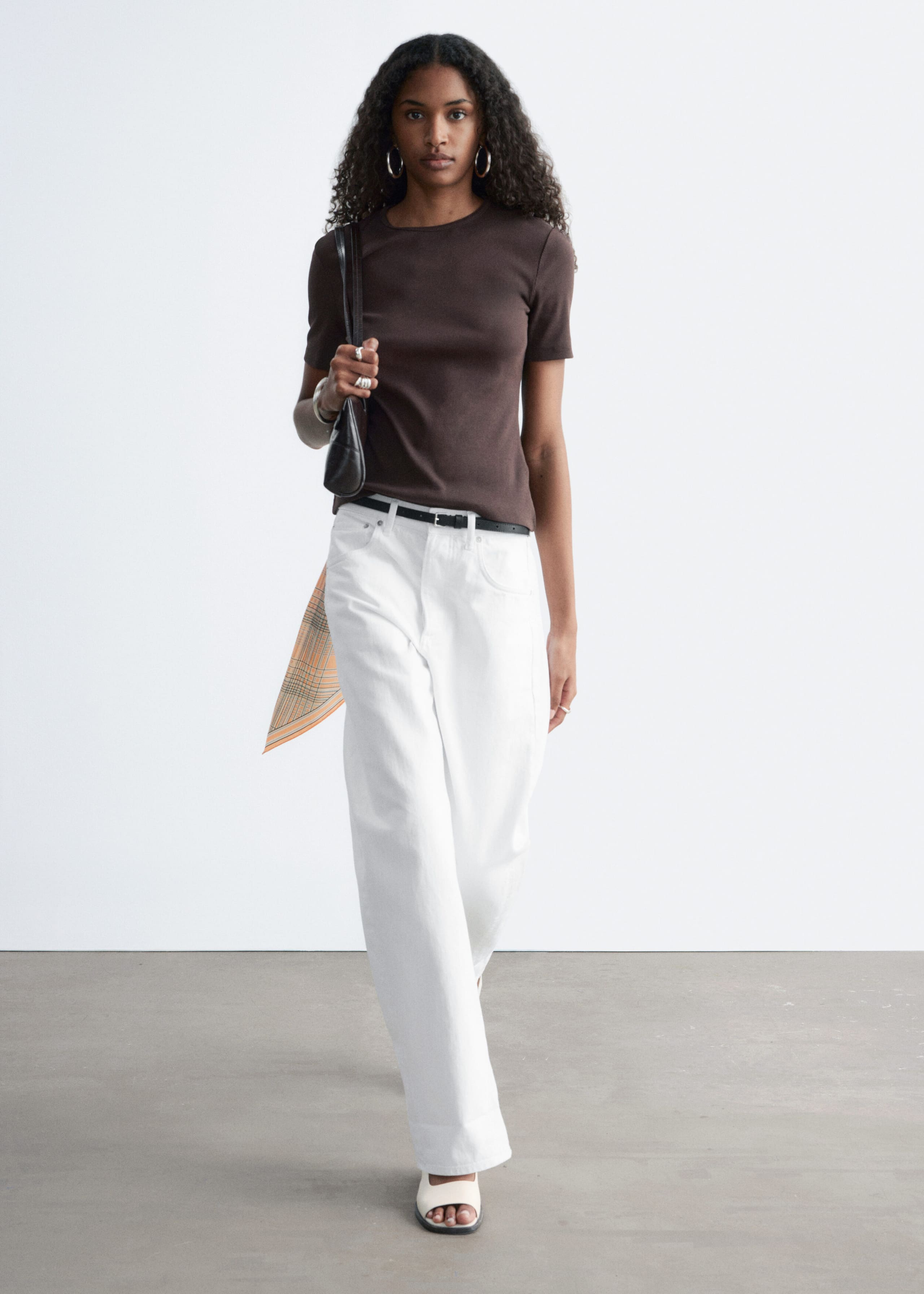 Image of Ribbed T-shirt