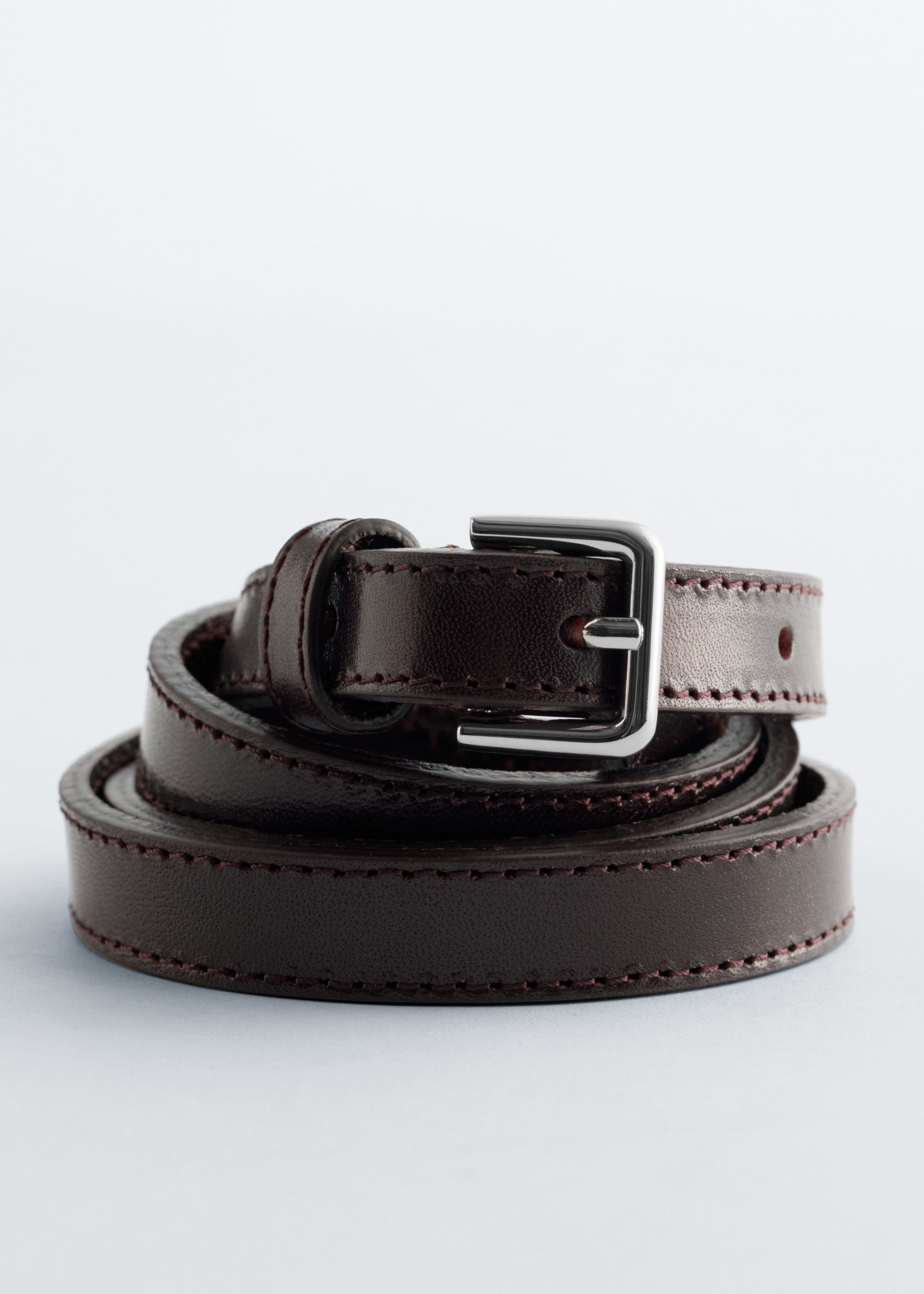 Image of Slim Leather Belt