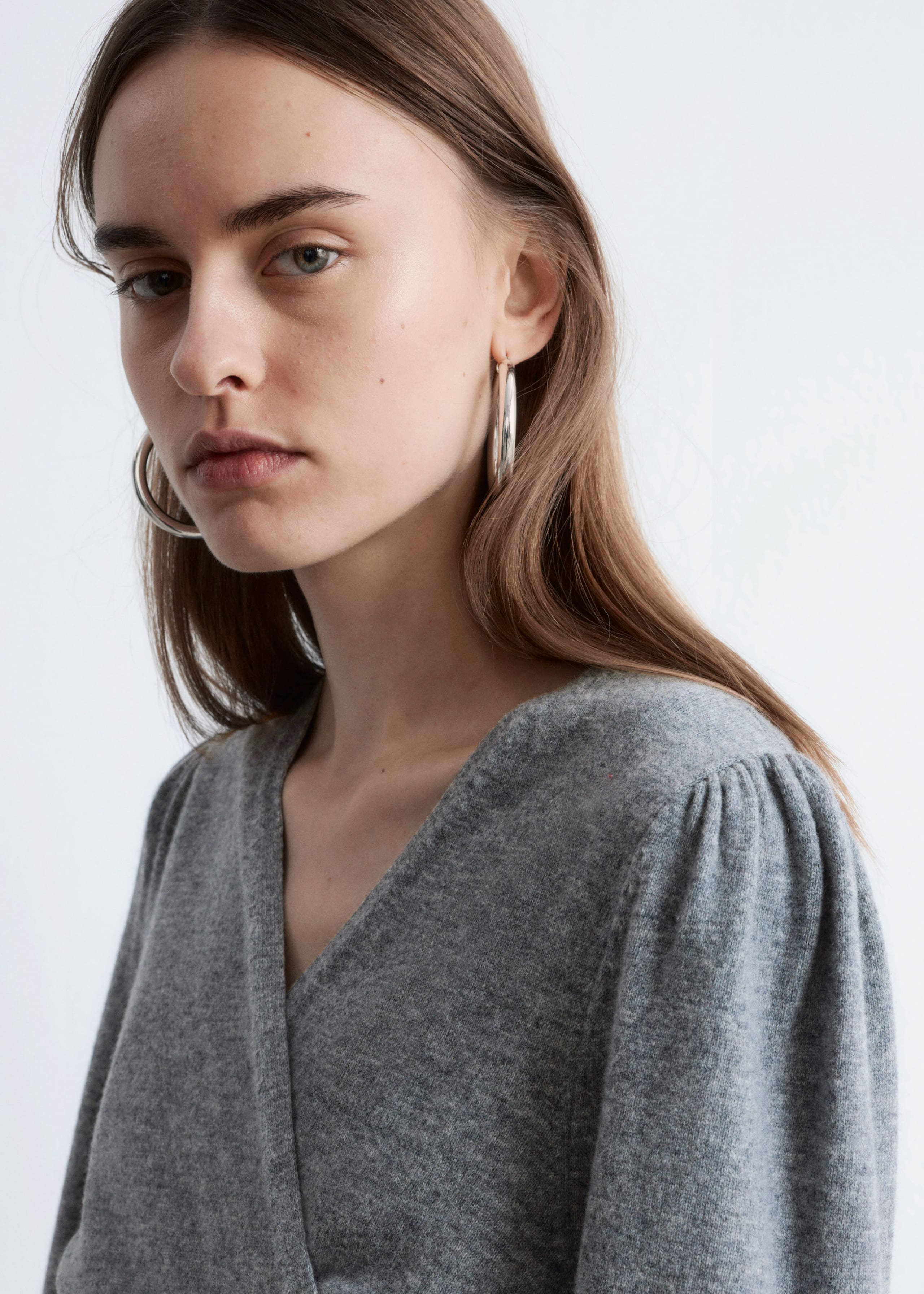 Image of Merino Wool Wrap Cardigan