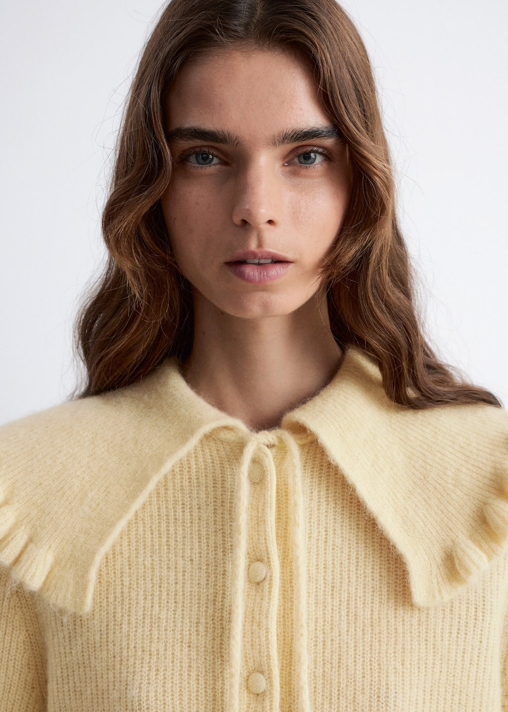 Image of Peter Pan-collar Cardigan