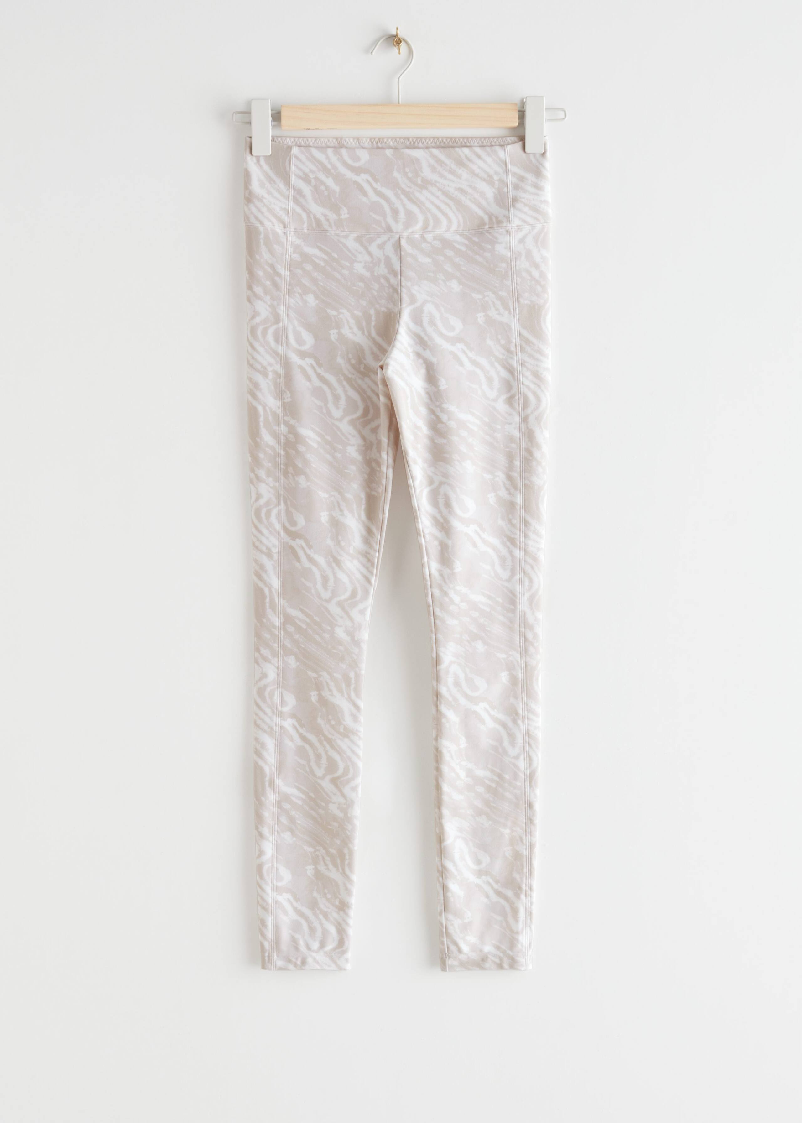 QuickDry Yoga Tights - Lilac Print - Bodegón
