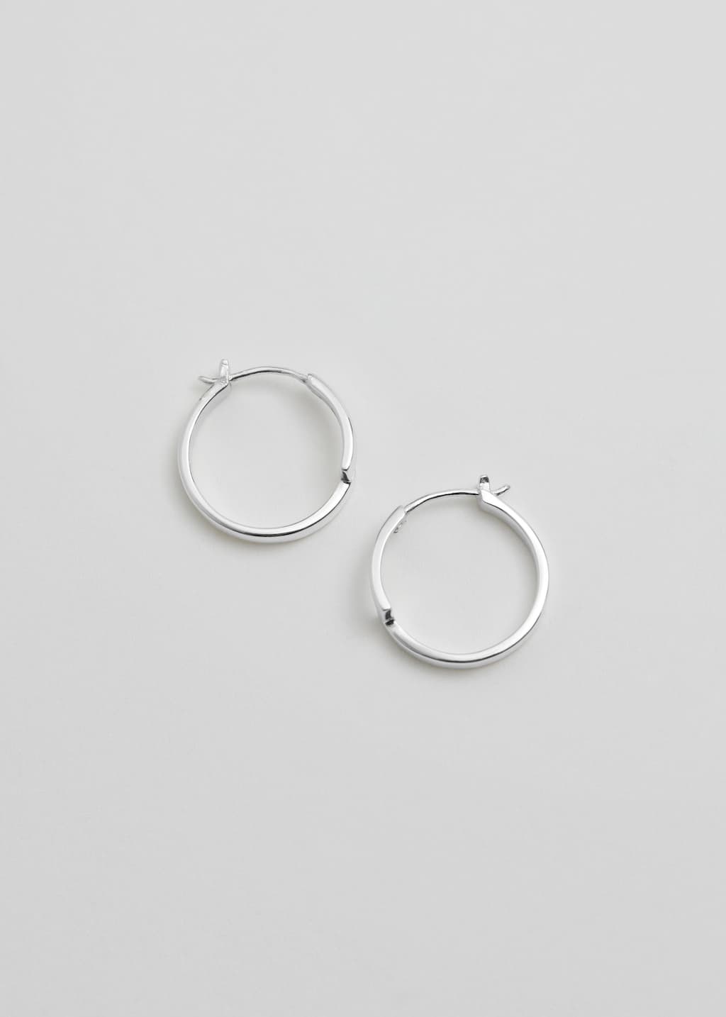 Detached Hoop Earrings - Silver - Still Life
