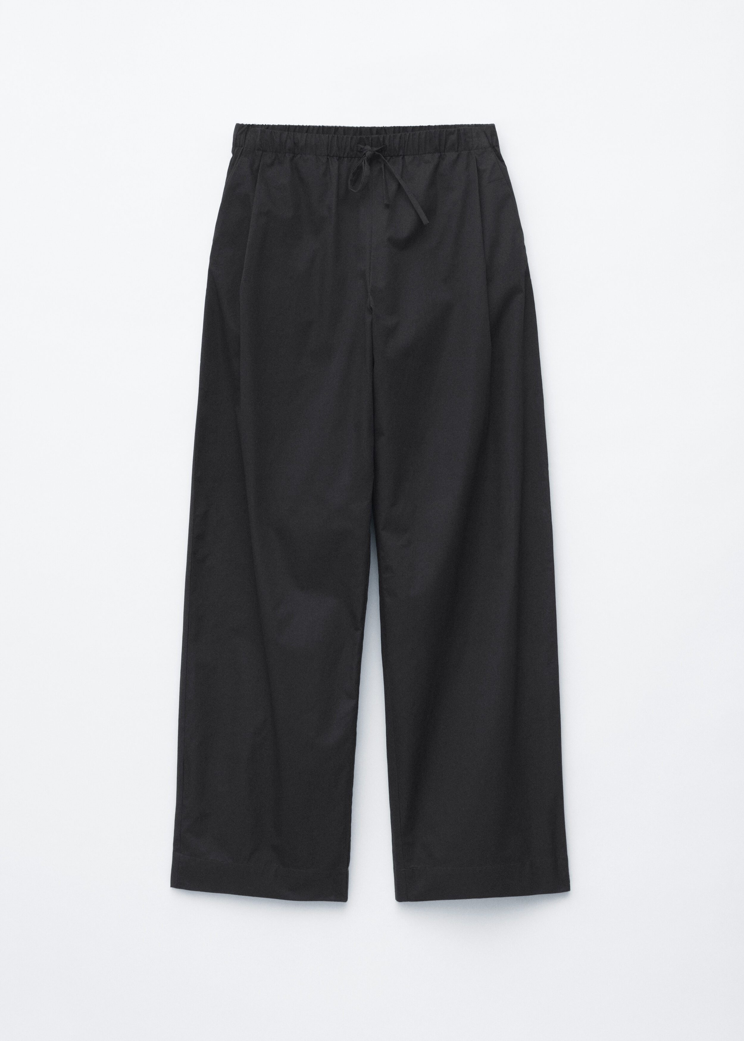 Cotton Twill Drawstring Trousers