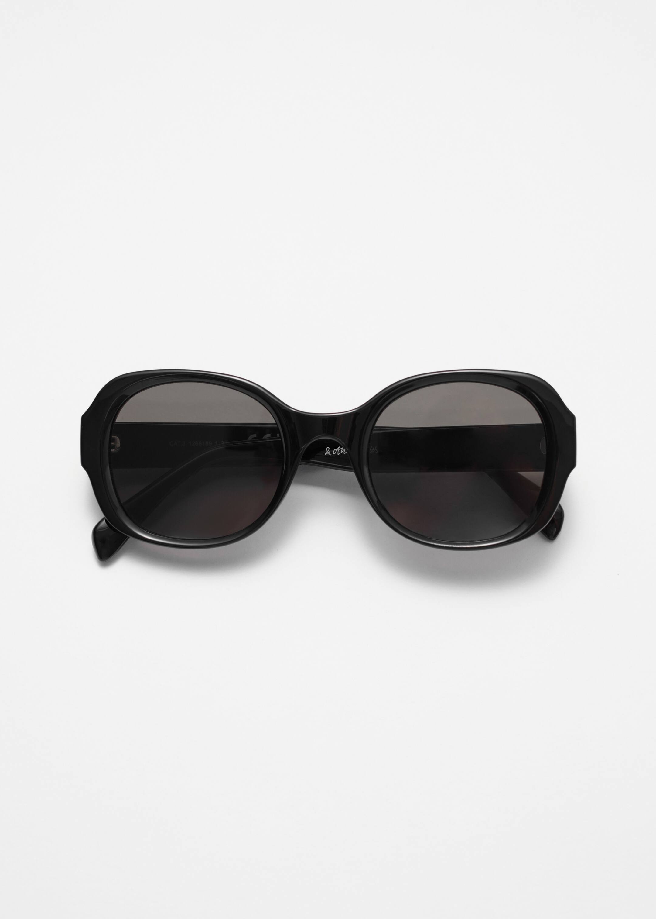 Agrandir l'image: Lunettes de soleil à monture ronde audacieuse - Noir - FEMME | H&M FR 2