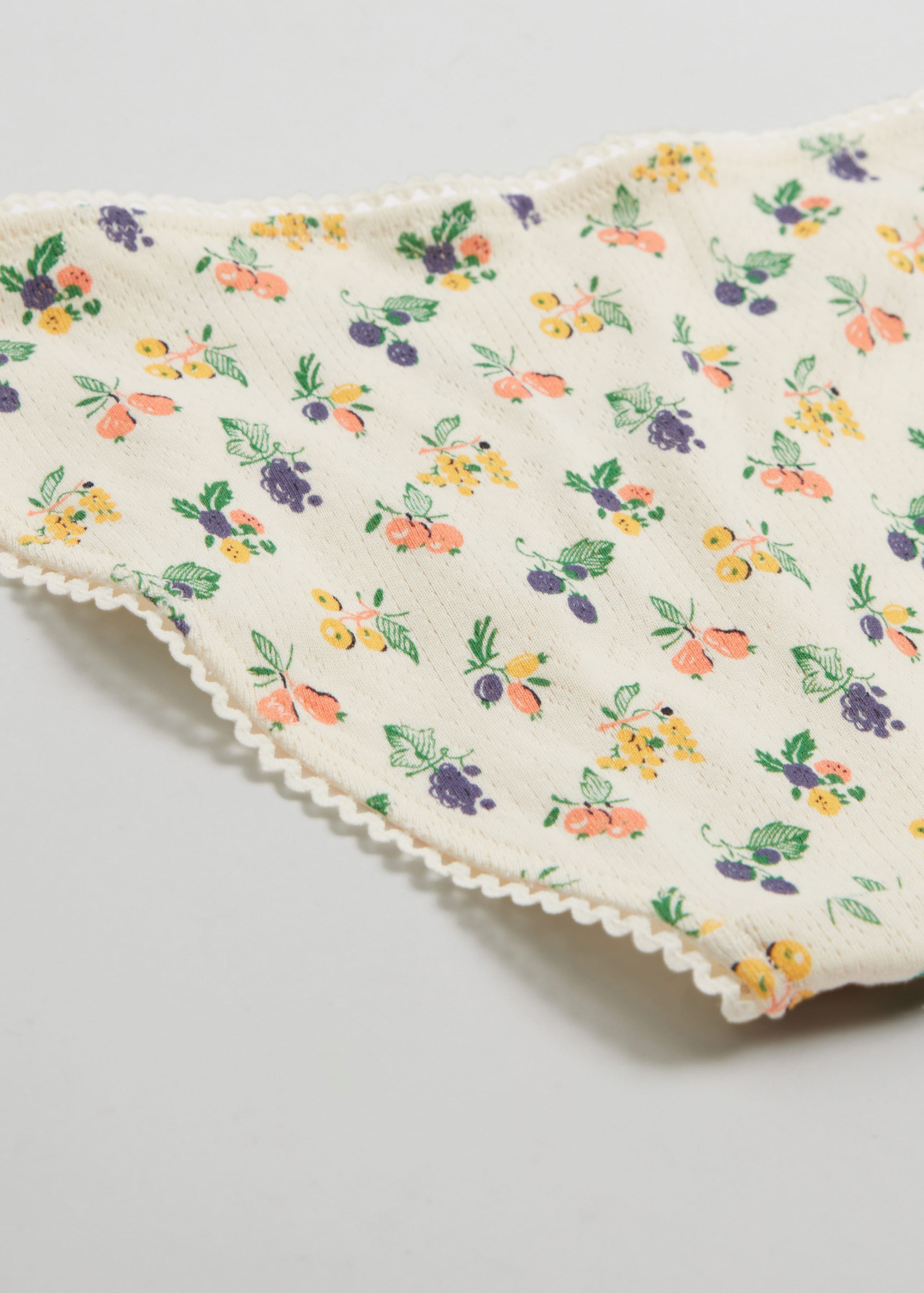 Pointelle-Knit Cotton Briefs - {{variantName}} - Descriptive Detail