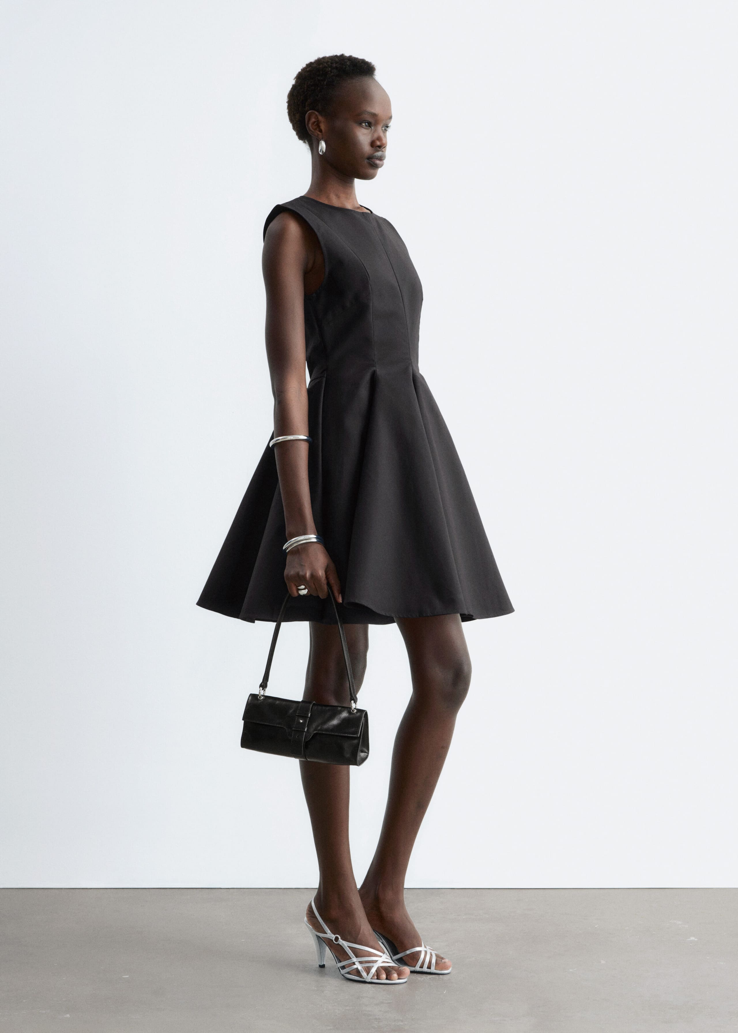 Image of Minikleid mit Falten