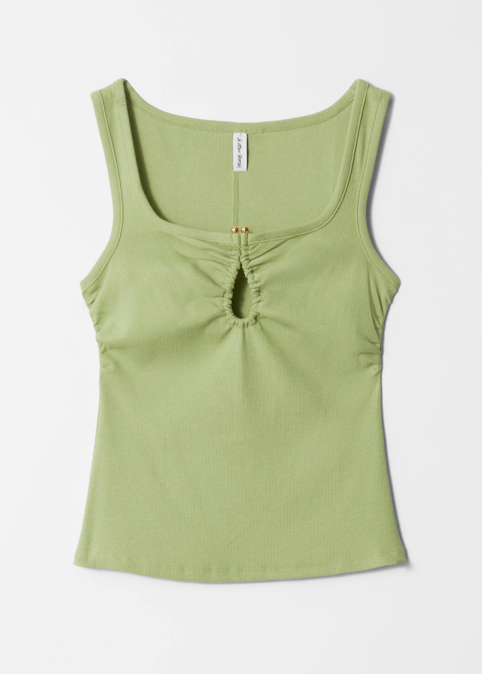 csatos tank top - Zöld - 2
