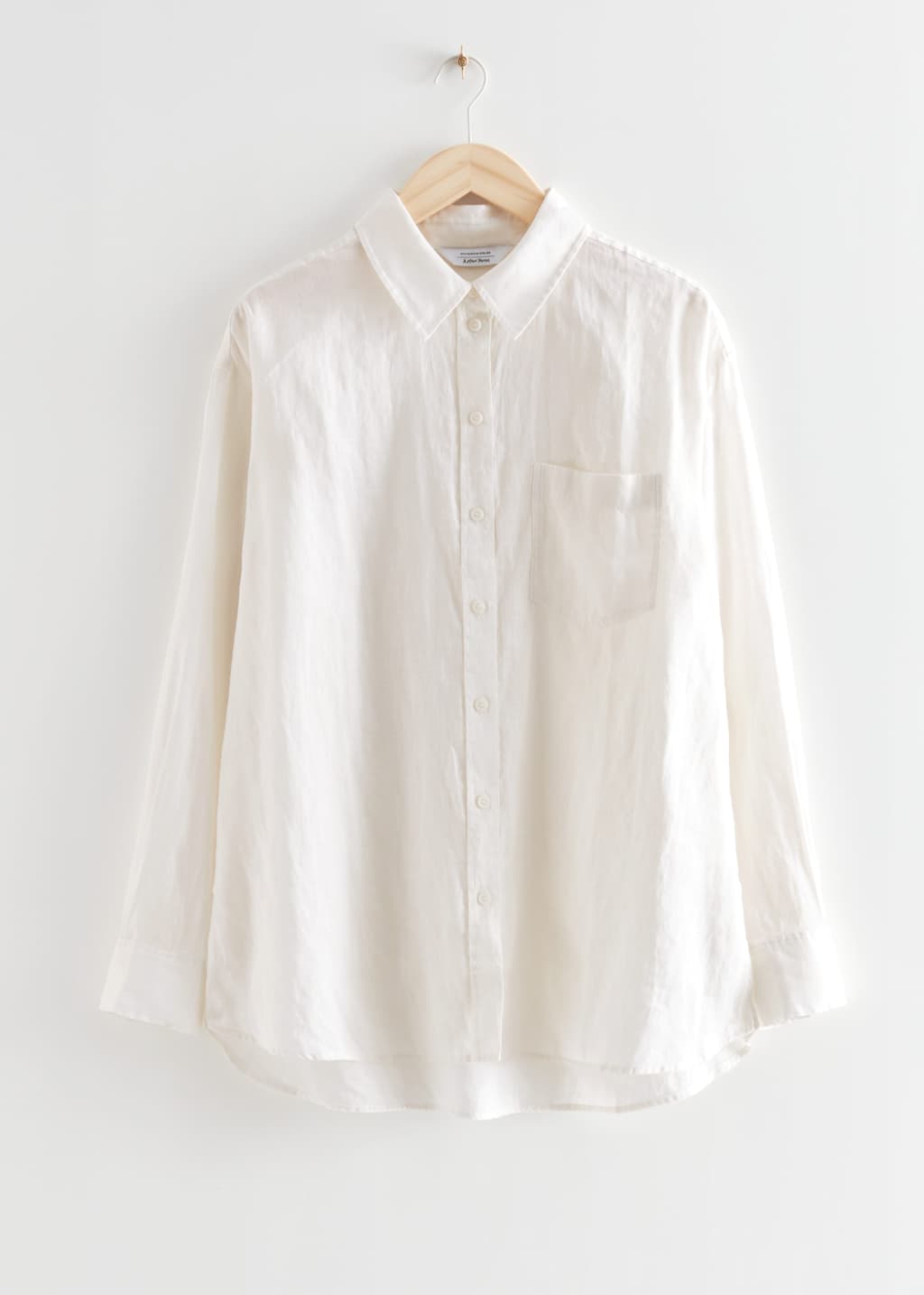 OversizedLinenShirt - Light Turquoise - Bodegón